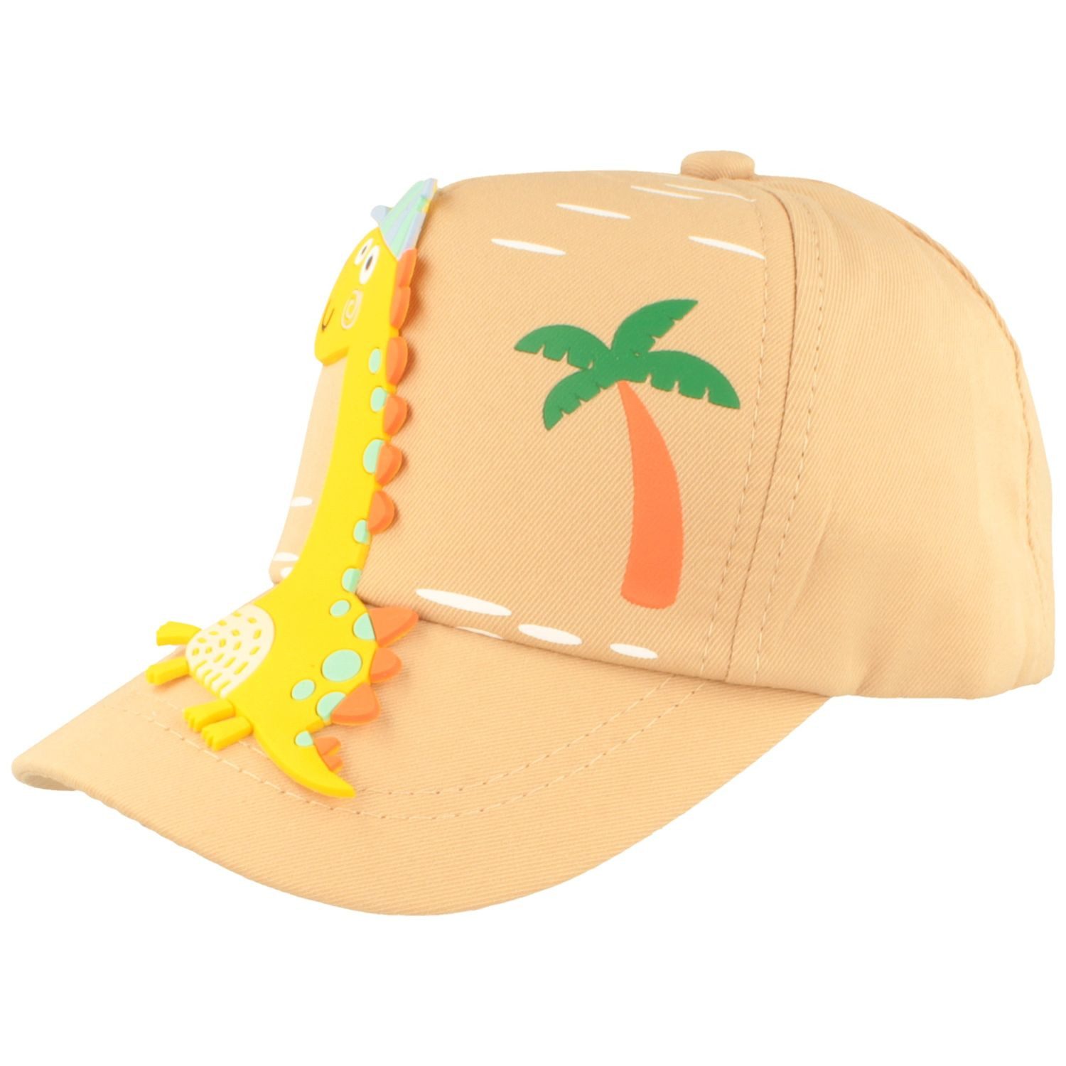 Breiter Schiebermütze Kinder Dino Cap für kleine Abenteurer