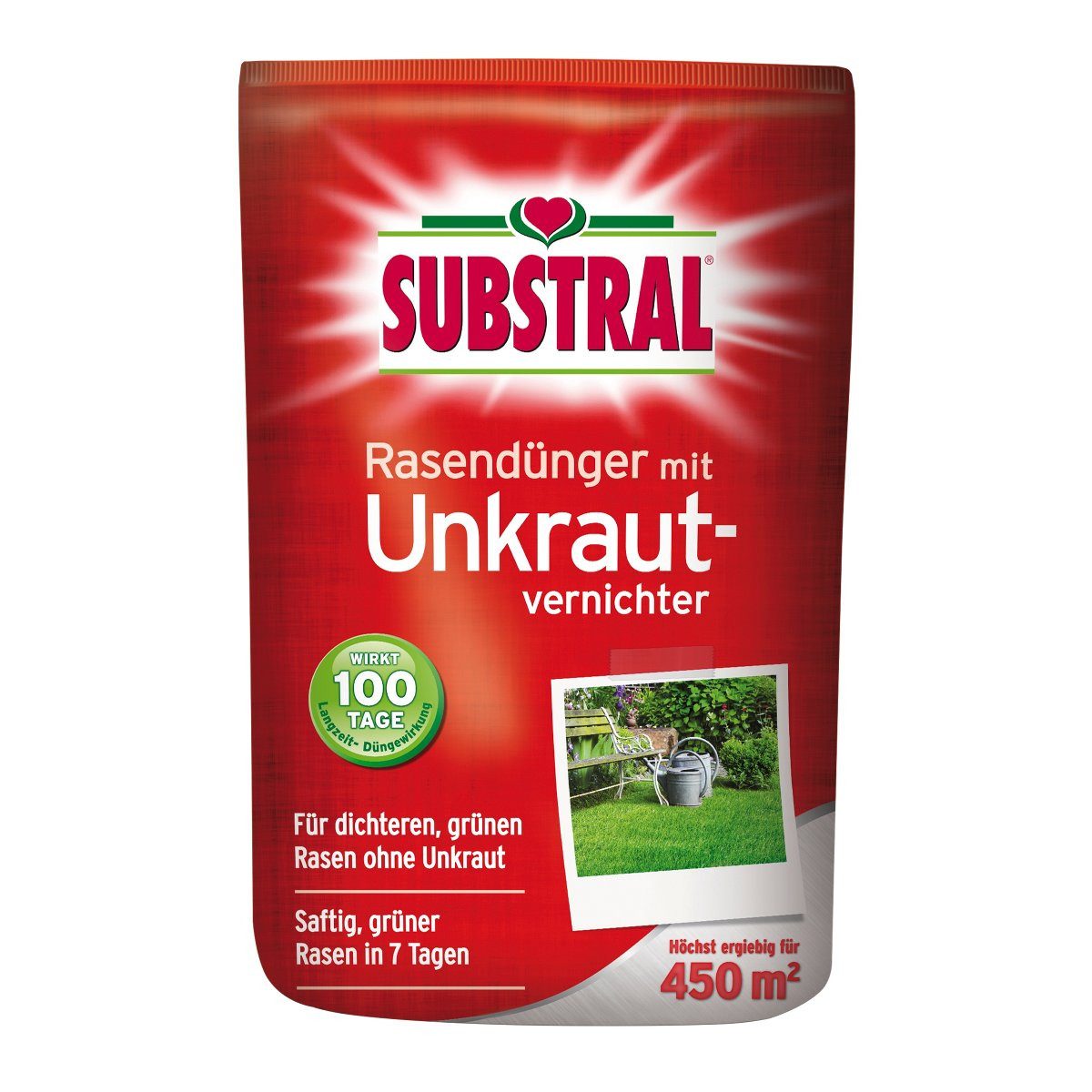 Substral Газонное удобрение Rasen-Dünger mit Unkrautvernichter, 9 kg