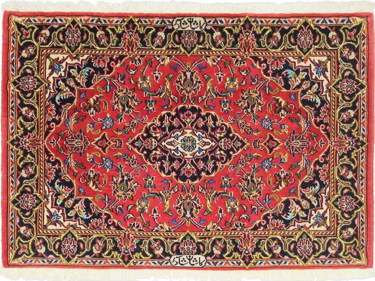 Orientteppich Keshan Shad Sar 66x101 Handgeknüpfter Orientteppich / Perserteppich, Nain Trading, rechteckig, Höhe: 12 mm