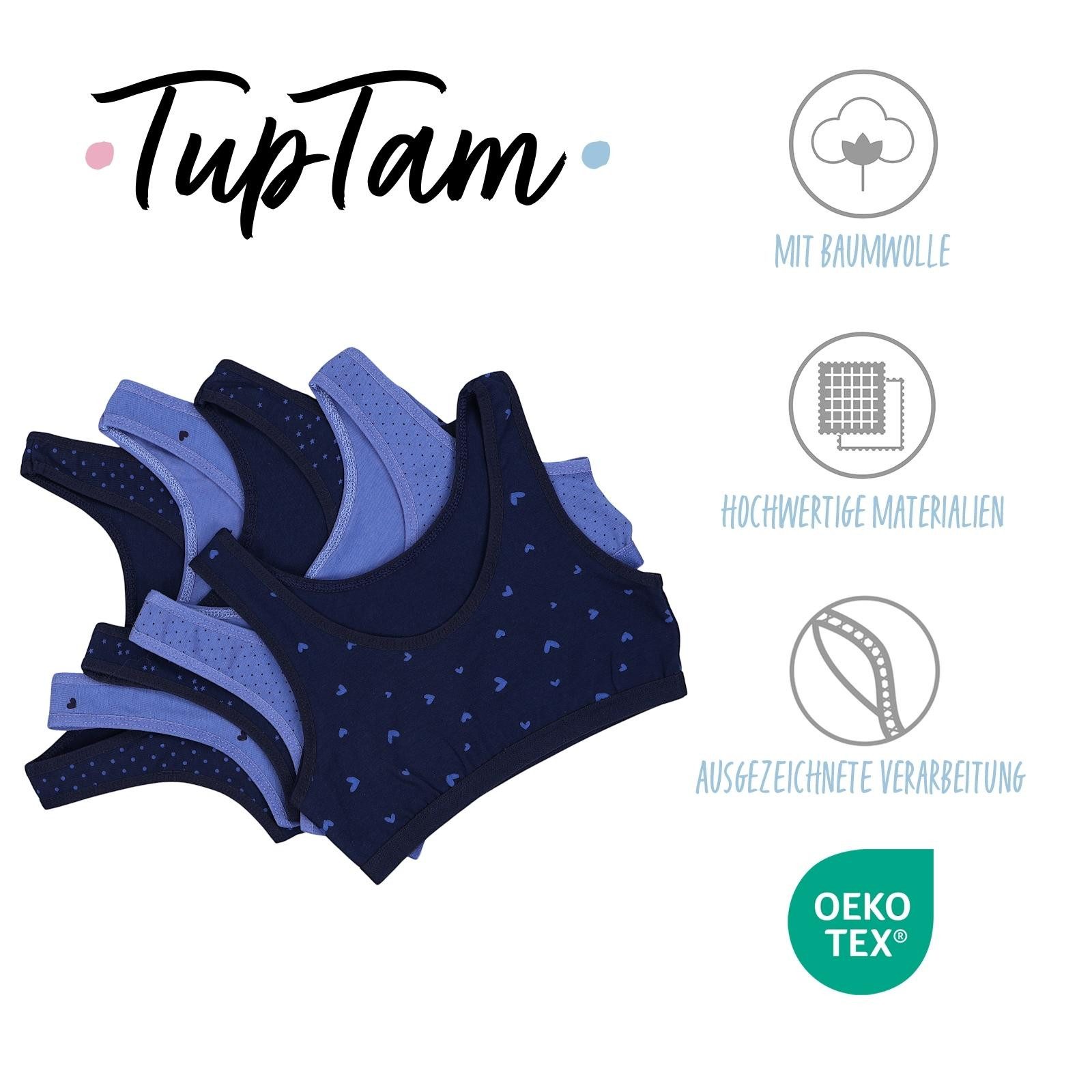 TupTam Bustier TupTam Mädchen Bustier mit breiten Trägern 5er Pack – Bild 2 von 5