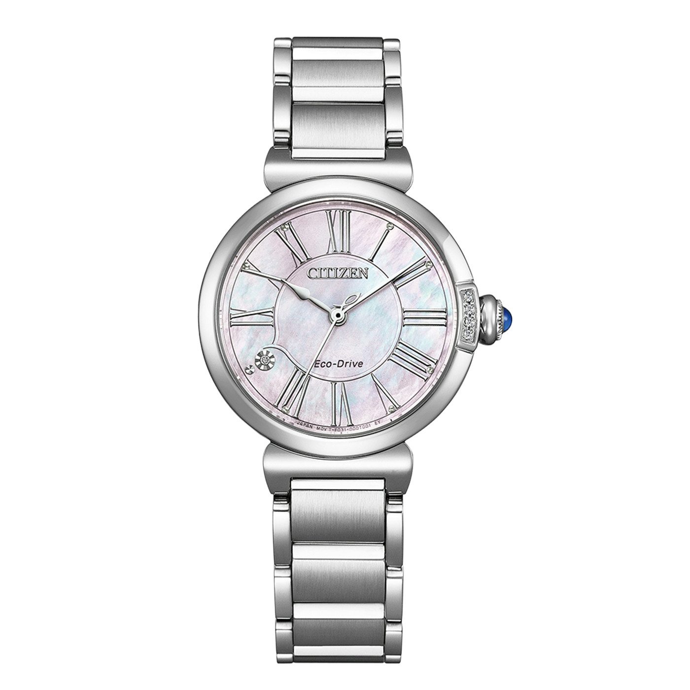 Citizen Solaruhr Citizen L EM1060-87Y, Armbanduhr, Damenuhr, Edelstahlarmband, analog