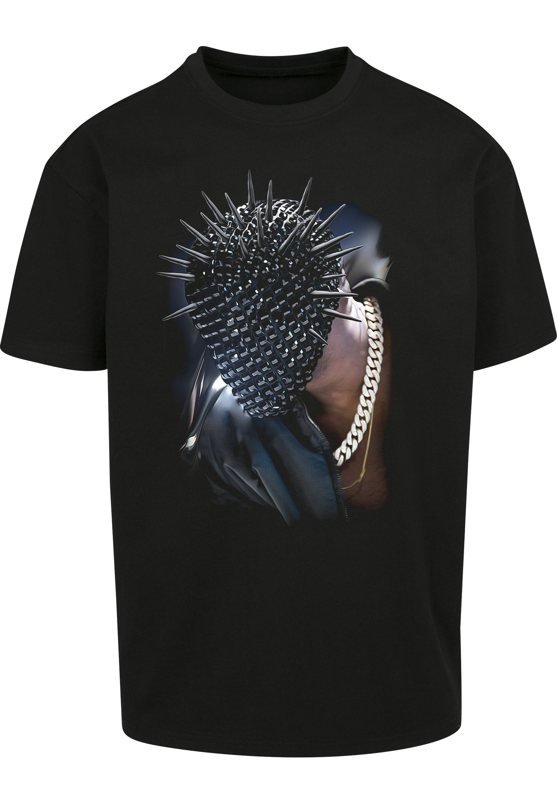 T-Shirt Upscale by Mister Tee Herren Thorned Mask Oversize Tee