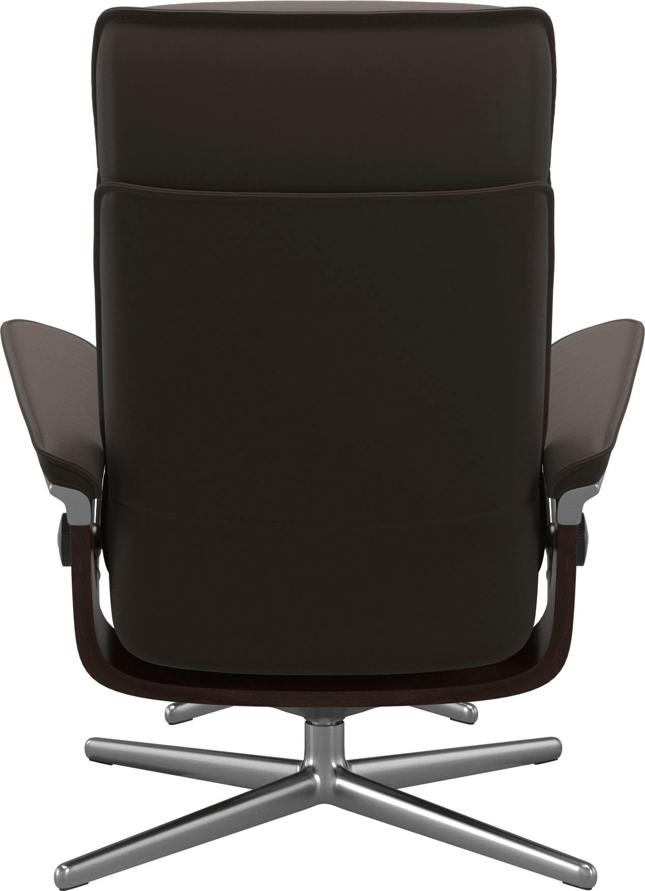 Stressless® Relaxsessel Admiral, mit Cross Base, Größe M & L, Holzakzent Braun