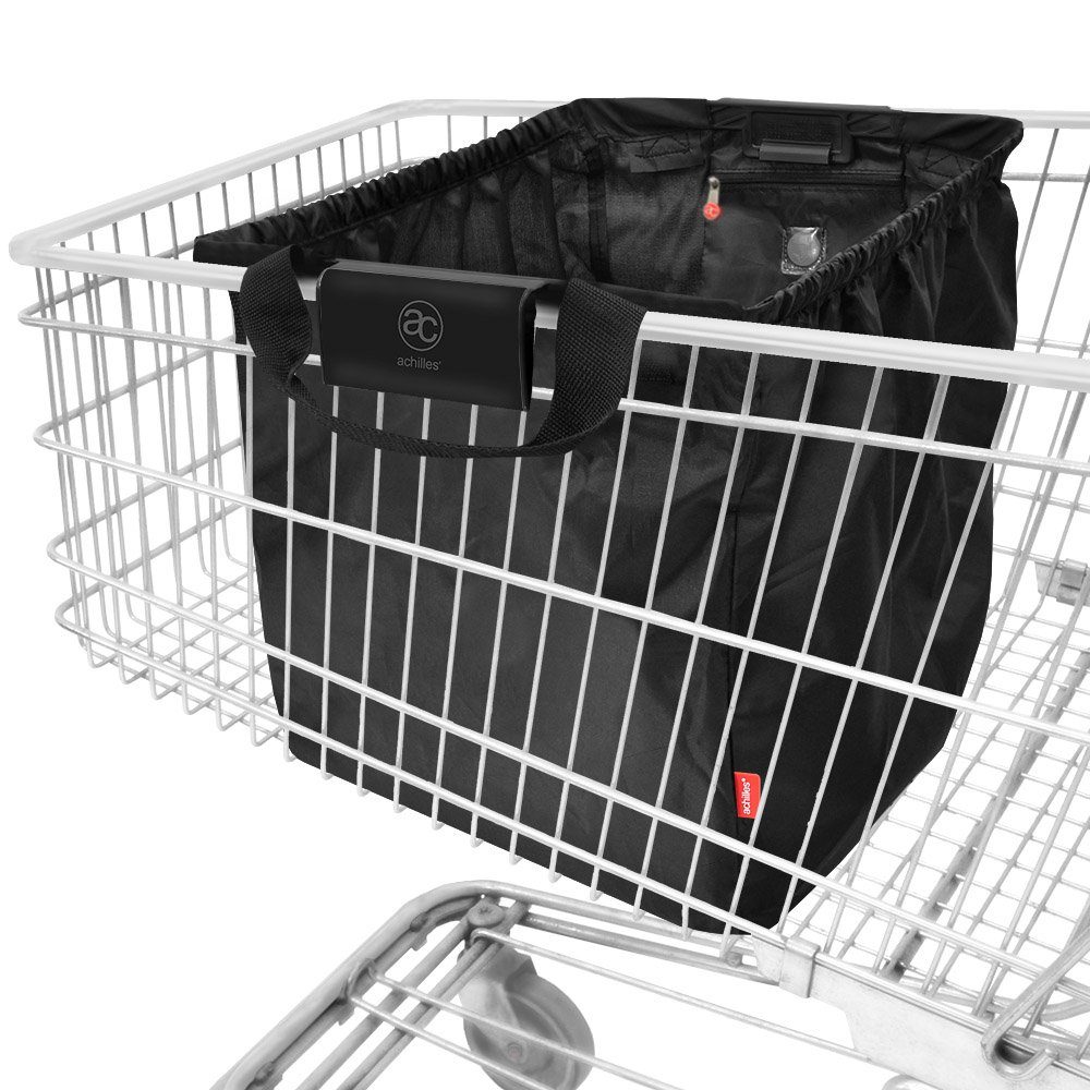 achilles Einkaufsshopper Easy-Shopper Faltbare "Combi" schwarz Einkaufstasche, 40 Einkaufswagentasche l