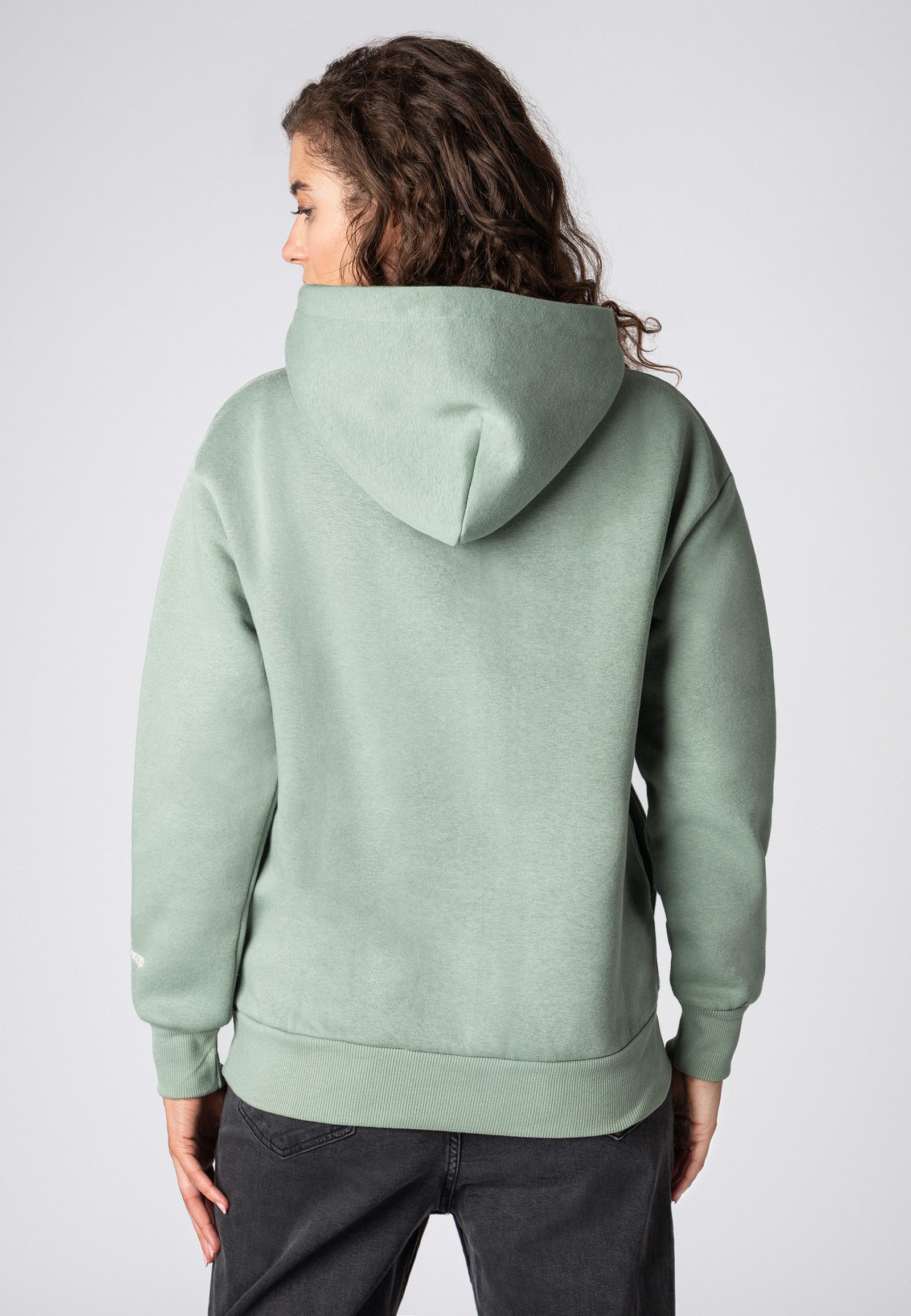 Eight2Nine Kapuzenpullover Damen Hoodie Kapuzenpullover mit Stickereien Swe günstig online kaufen