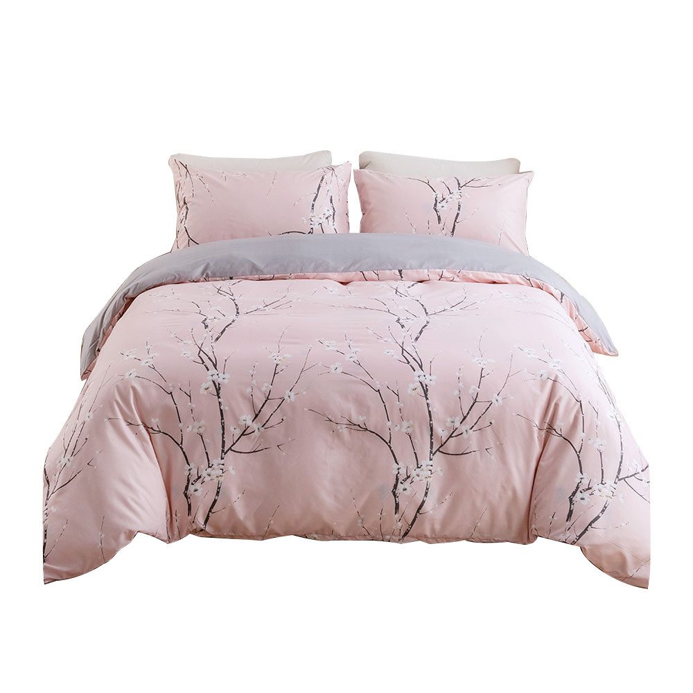 NUODWELL Bettwäsche Bettwäsche-Sets, Pflanzenmuster Polyester Bettdecke mit günstig online kaufen