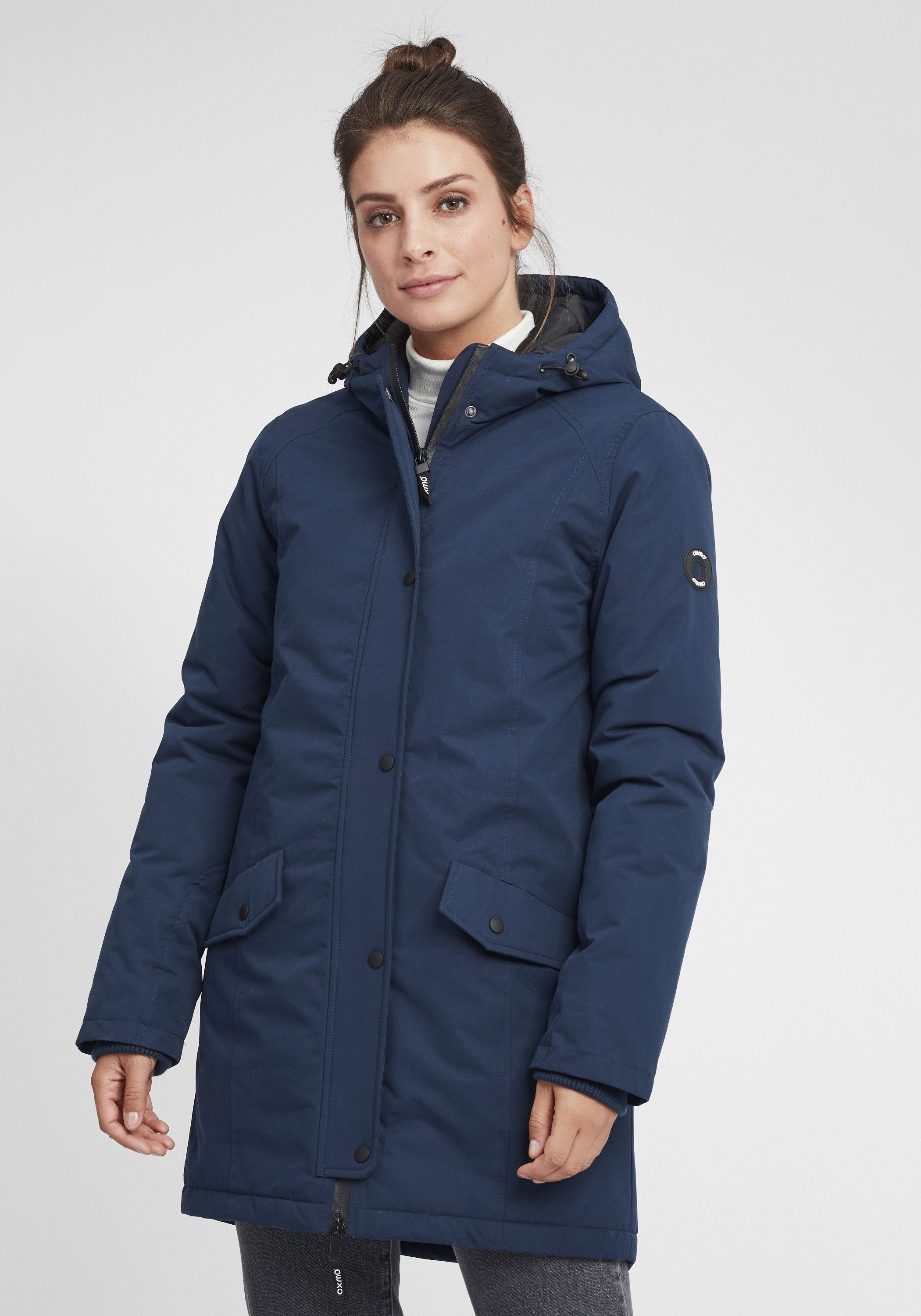 OXMO Parka OXTamila Wetterfester Wintermantel mit Kapuze und praktischen Ta günstig online kaufen