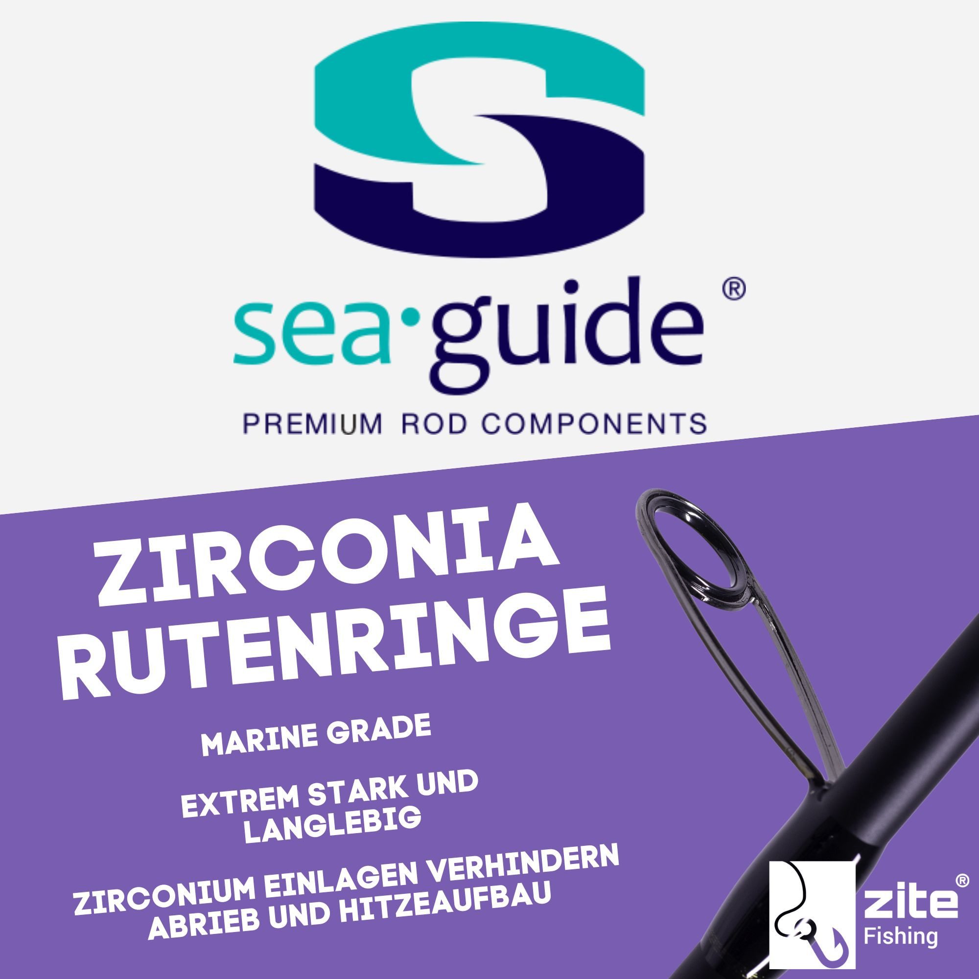 Zite Spinnrute Inzite Pro Stick Barsch Starter-Set - Angelrute + Angelrolle & mehr