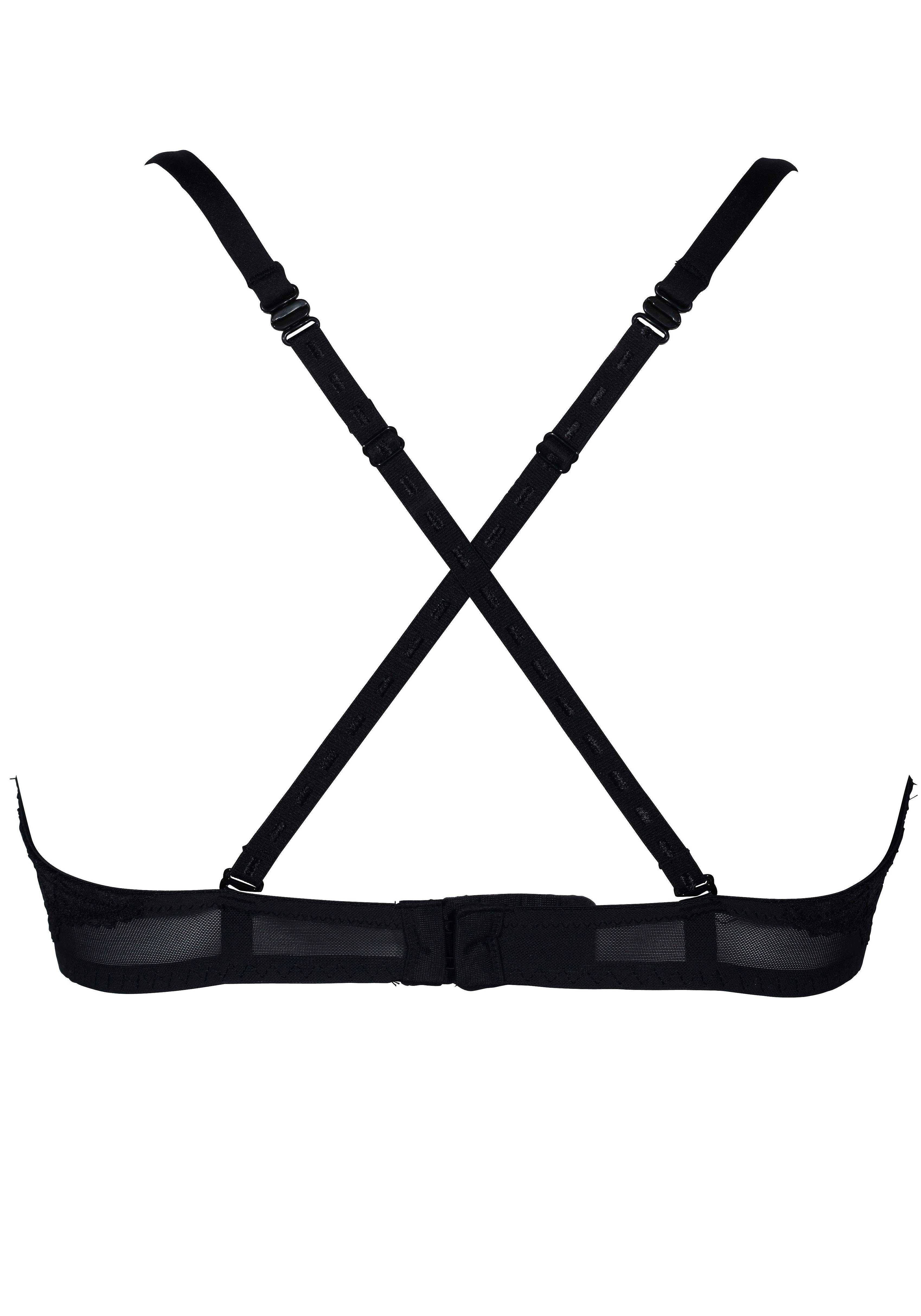 After Eden T-Shirt-BH JILL mit Schale, mit Bügel, verstellbare Träger, mit Spitze, feminin