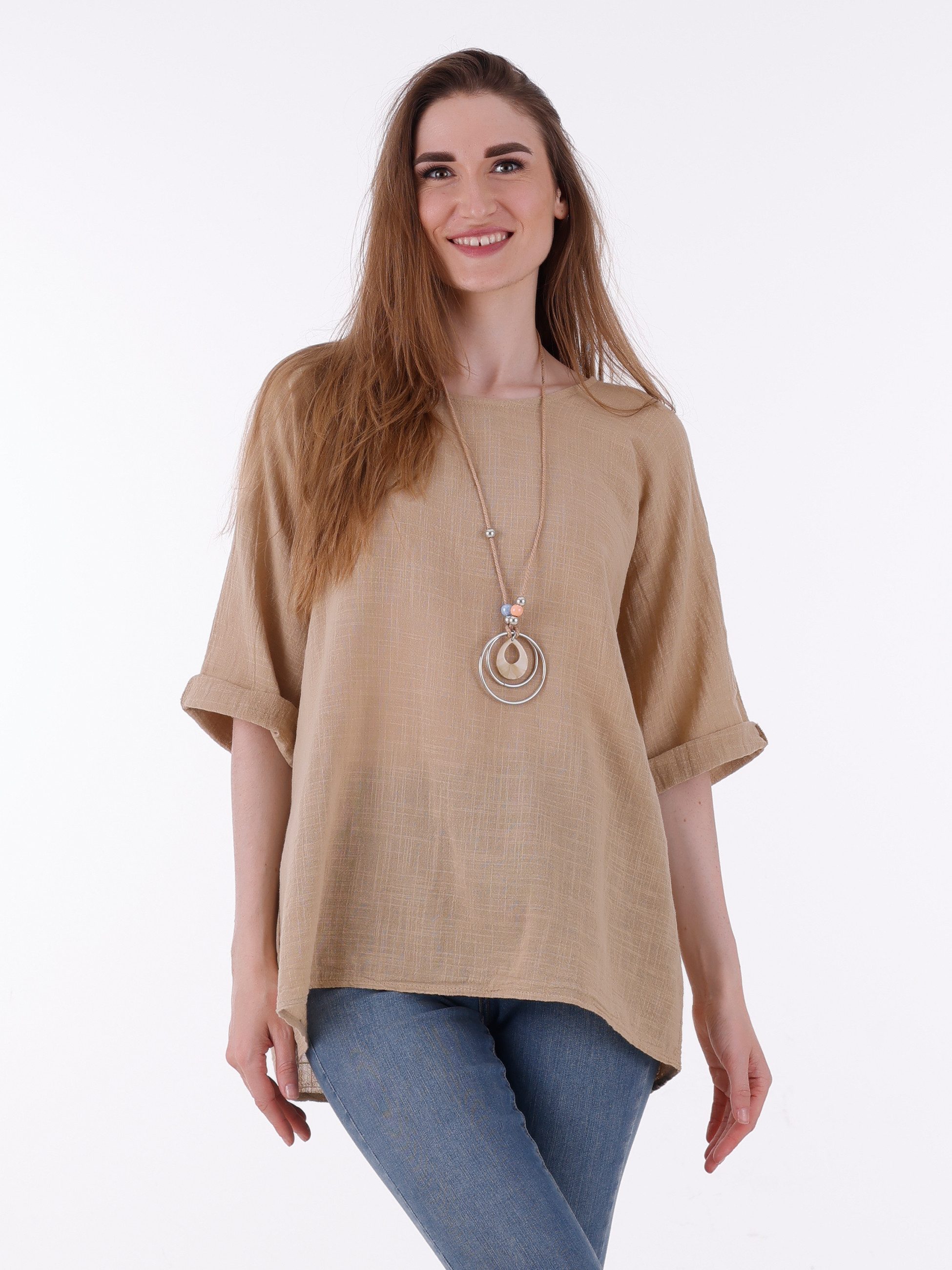 YC Fashion & Style Rundhalsshirt Lässiges günstig online kaufen