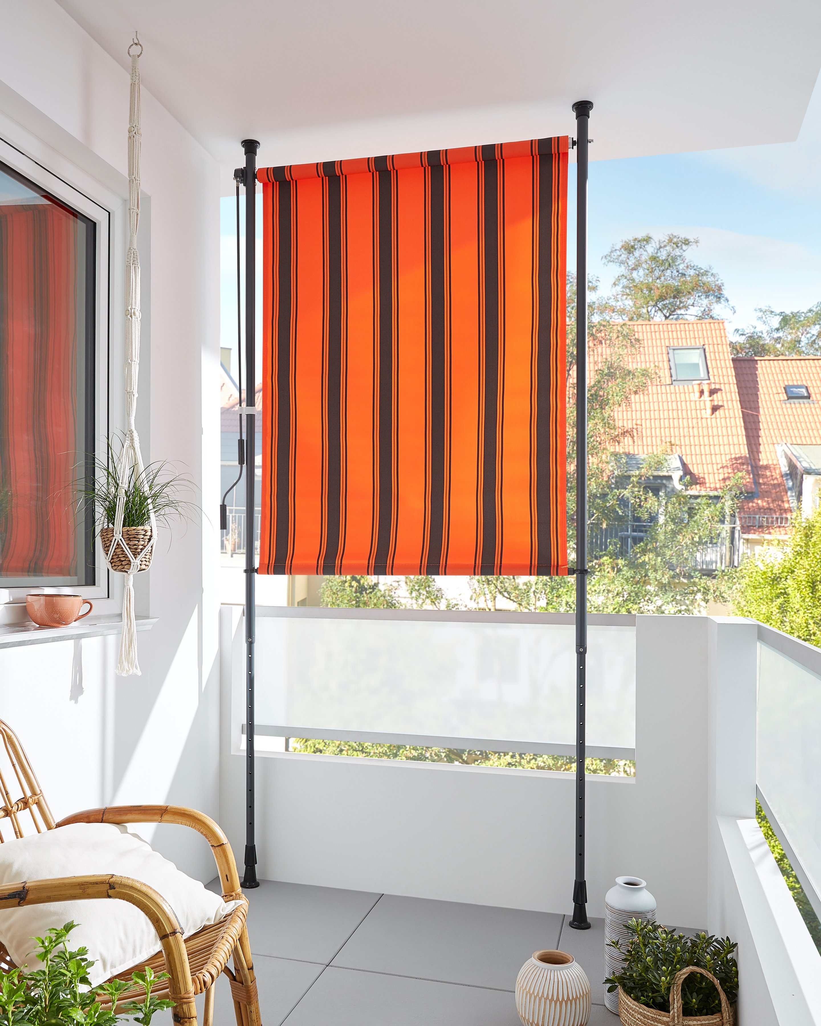KONIFERA Senkrechtmarkise »Klemmmarkise« BxH 120x225 cm, mit Teleskop