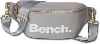 Bench. Gürteltasche »D2OTI303K Bench modische Gürteltasche grau« (Gürteltasche), Jugend, Damen Tasche aus Nylon, Größe ca. 25cm in grau, großes Logo