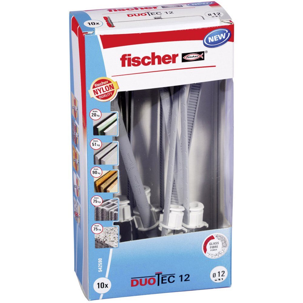 Fischer Дюбель-Set Fischer 542590 DUOTEC 12 LD Hohlraumdübel 10 St.