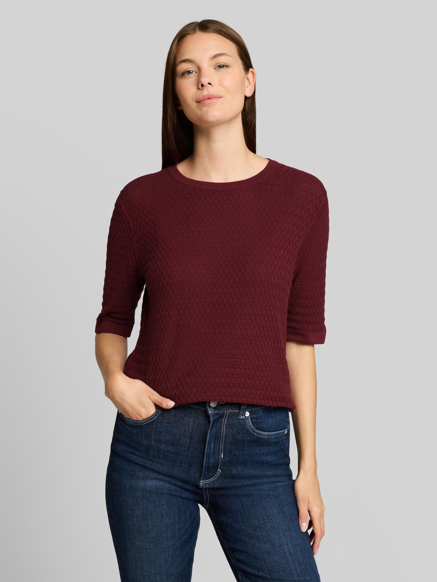 TOM TAILOR Strickpullover Pullover & Strickjacken Strickpullover aus Baumwolle