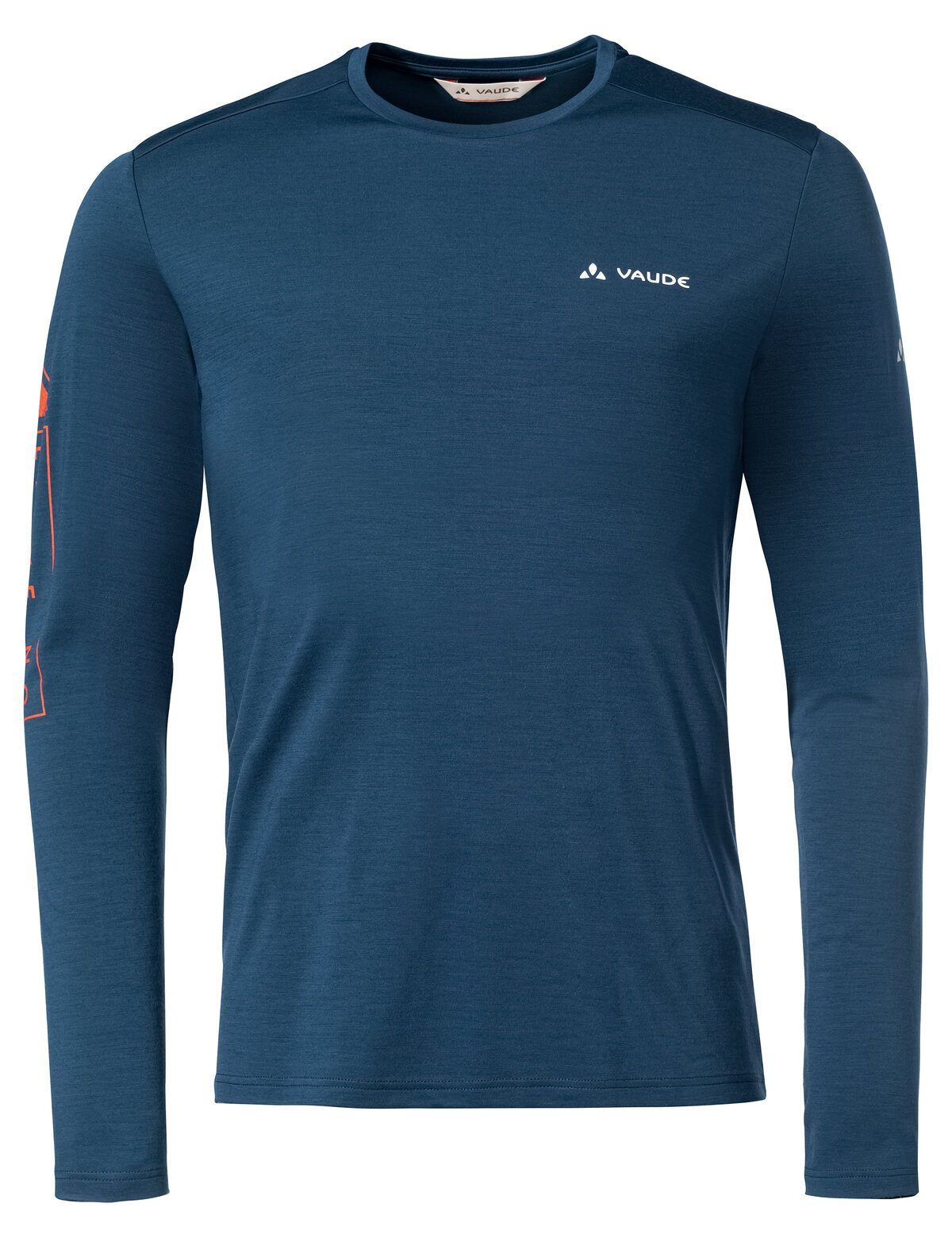 LS Wool Men's T-Shirt VAUDE Monviso (1-tlg) T-Shirt dark sea