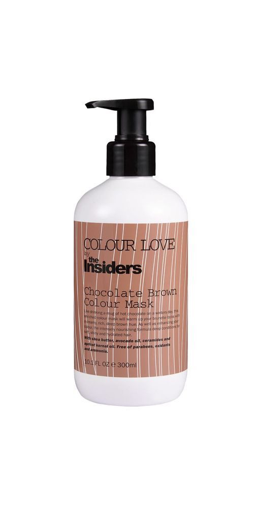 The Insiders Haarfarbe The Insiders Colour Love Chocolate Brown Colour Mask 300ml