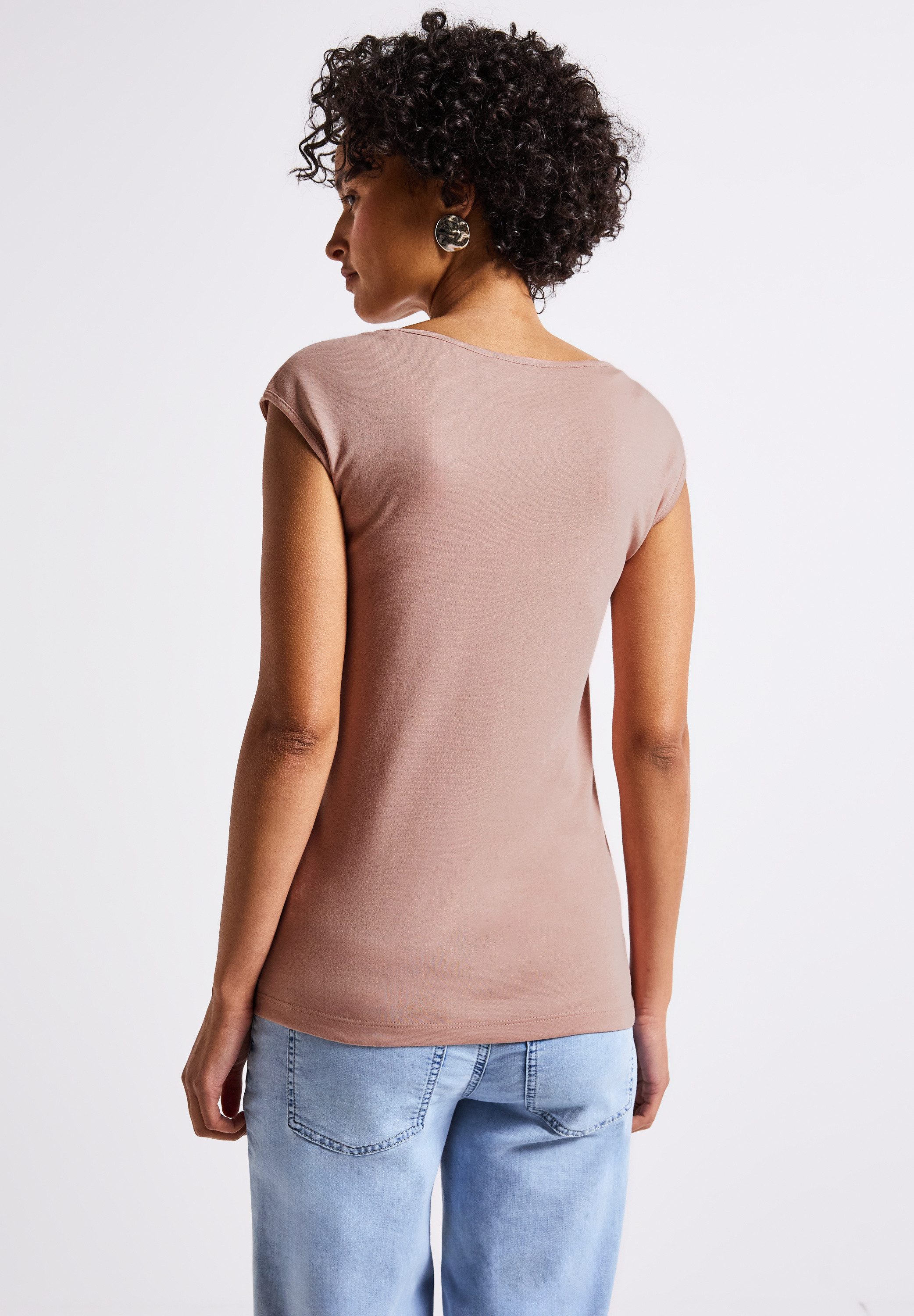STREET ONE T-Shirt im soften Baumwoll-Mix günstig online kaufen