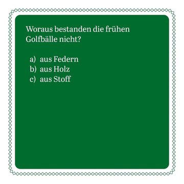 ars vivendi Spiel, Das Golf-Quiz (Neuauflage)