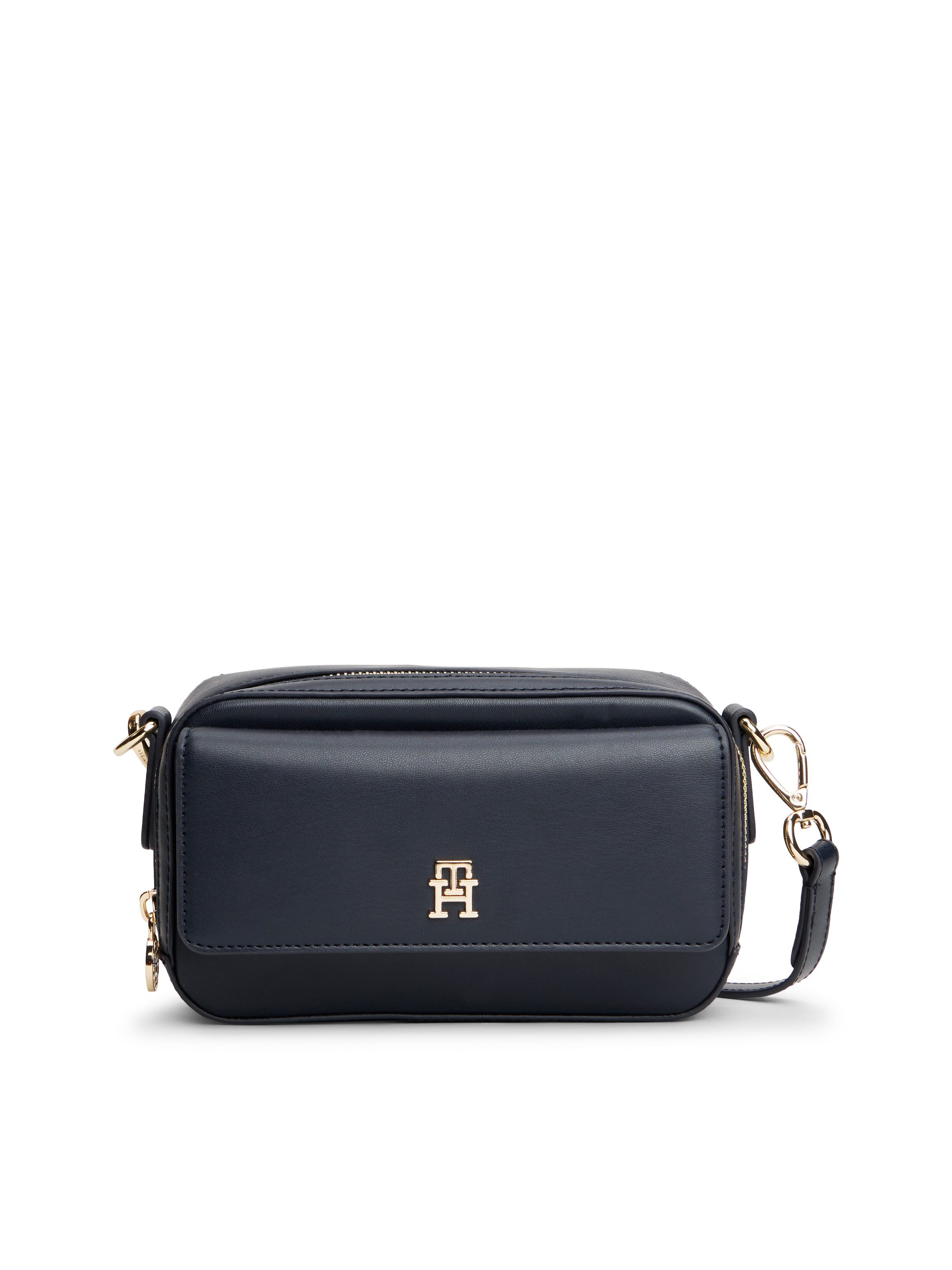 Tommy Hilfiger Mini Bag TH ICON CAMERA BAG, Damen Umhängetasche, Schultertasche mit TH-Logoemblem
