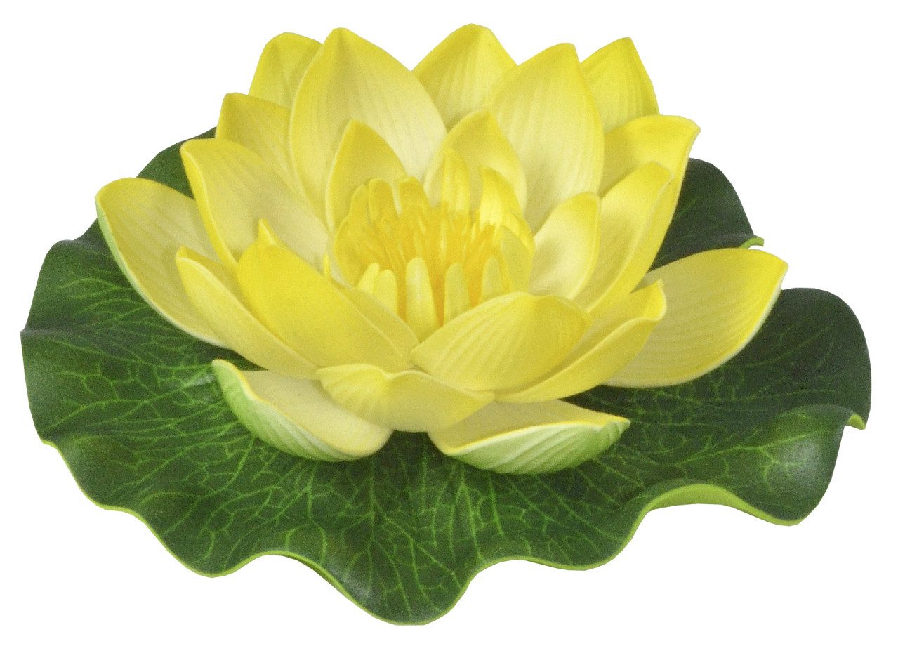 Heissner Teichfigur Heissner künstliche Seerose gelb günstig online kaufen