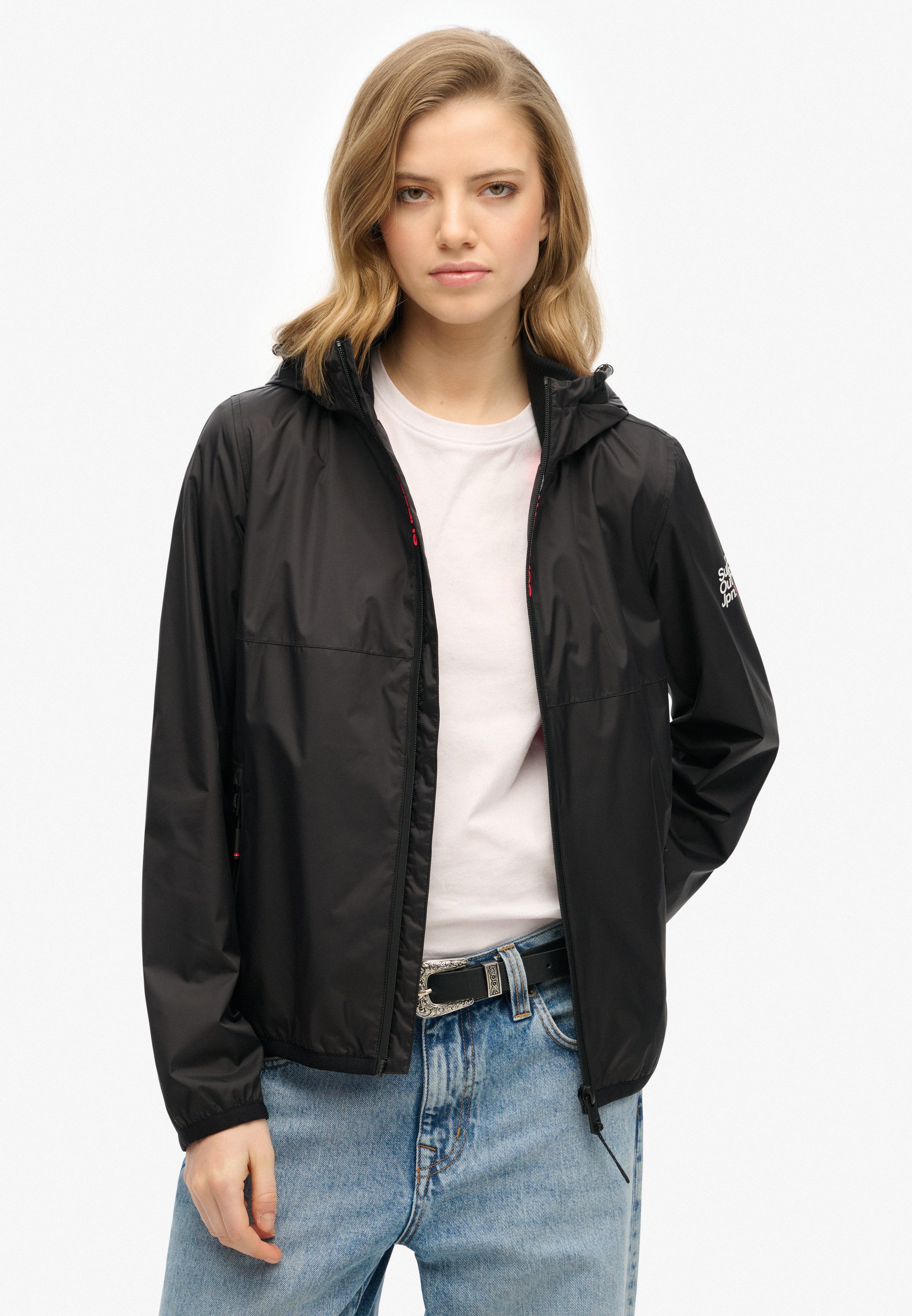 Superdry Outdoorjacke HOODED LOGO WINDBREAKER JACKET günstig online kaufen
