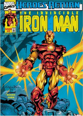 MARVEL Leinwandbild The Invincible Iron Man, (1 St)