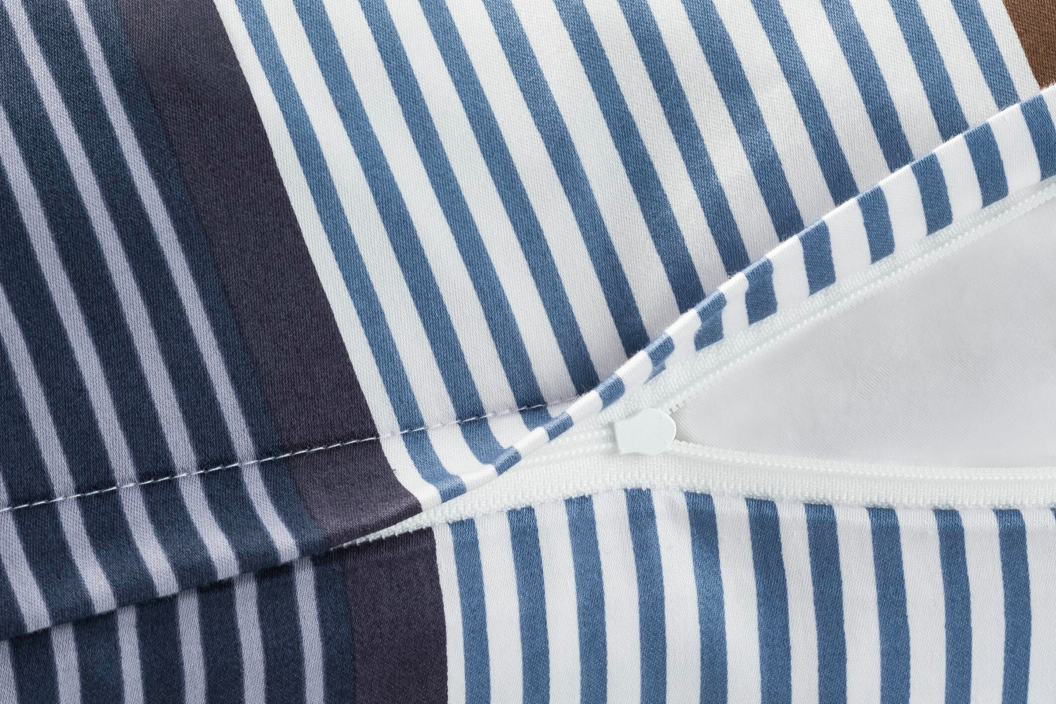 JOOP! Bettwäsche JOOP! LIVING - CORNFLOWER STRIPES Kissen, Textil, 1 teilig