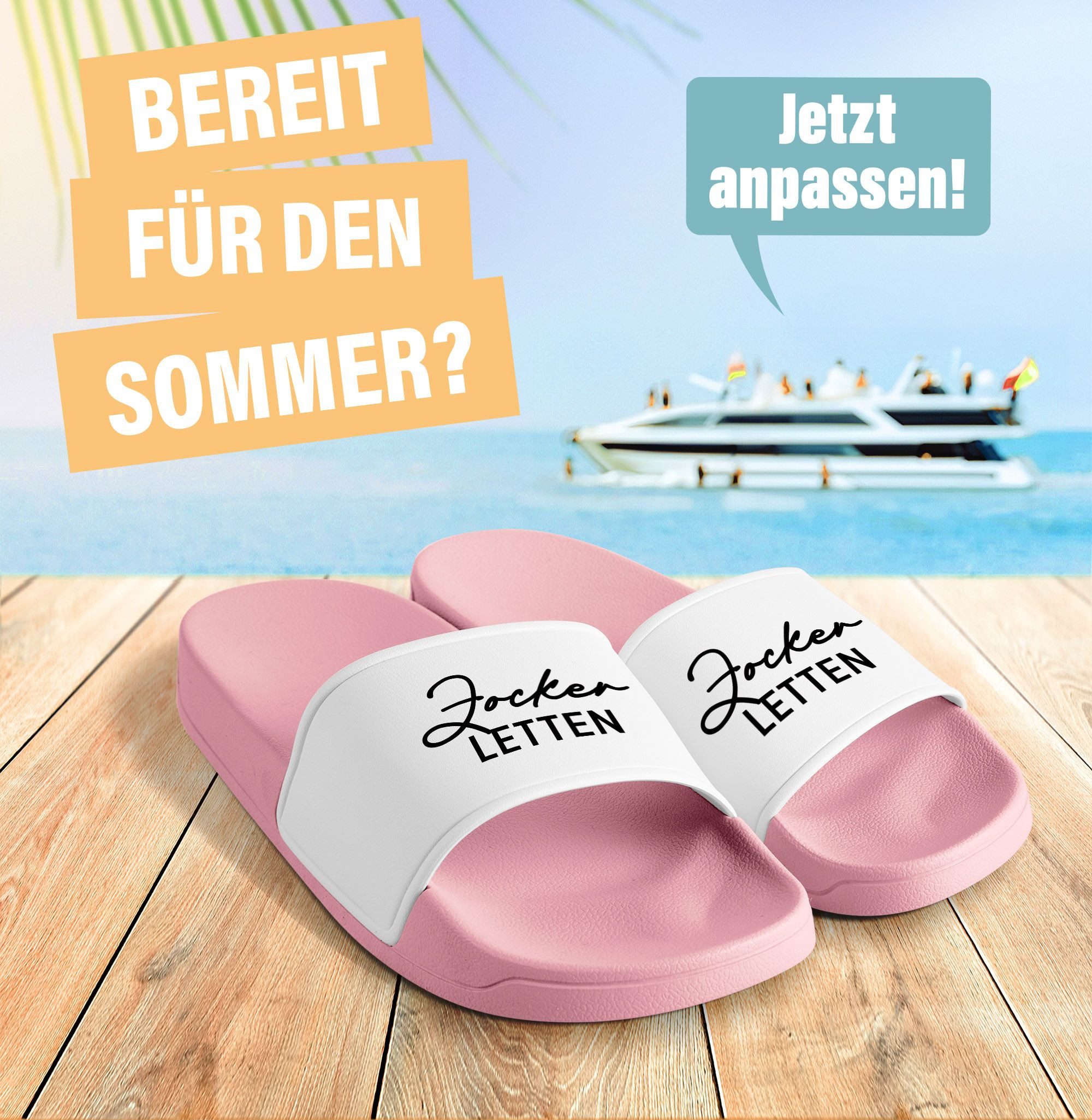 MoonWorks Badelatschen Zocker-Letten, für Gamer Nerds Gaming-Fans, Witzige Badesandale