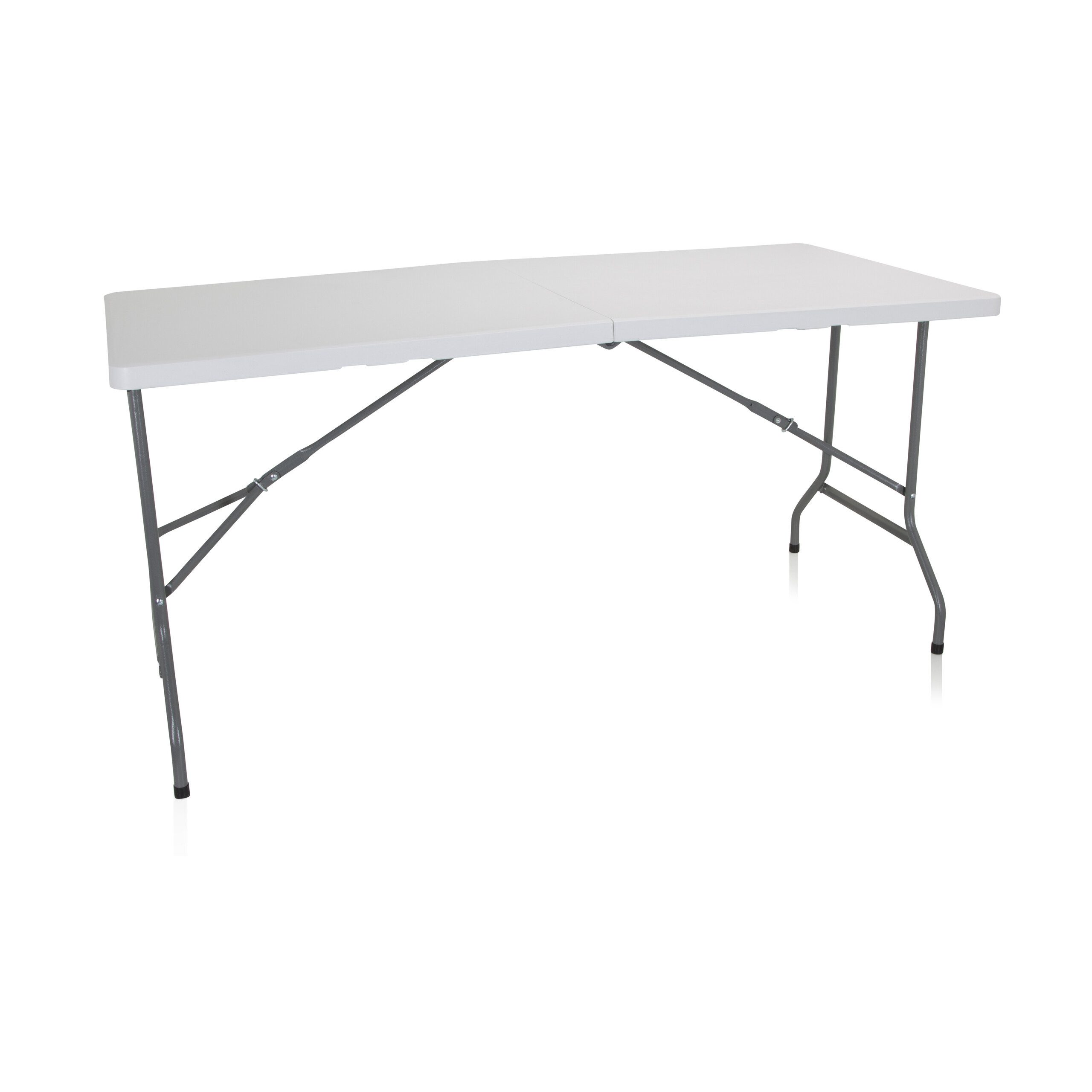 hjh OFFICE Klapptisch Klapptisch EASY UP MULTI II Metall, Kunststoff (1 St), Campingtisch klappbar, mit Griff