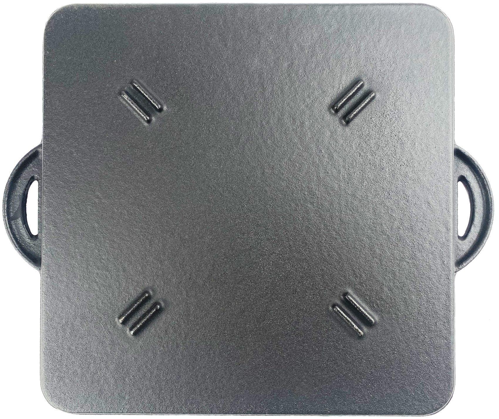 GARDINGER Grillplatte Grillplatte Guss für einflammige Universal-Kartuschen Kocher (1-St)