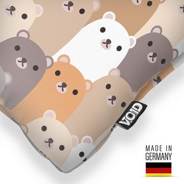 Kissenbezug, VOID (1 Stück), Kinderzimmer Bären Band Wald Zoo Muster Märchen Bär wildtier teddy sp