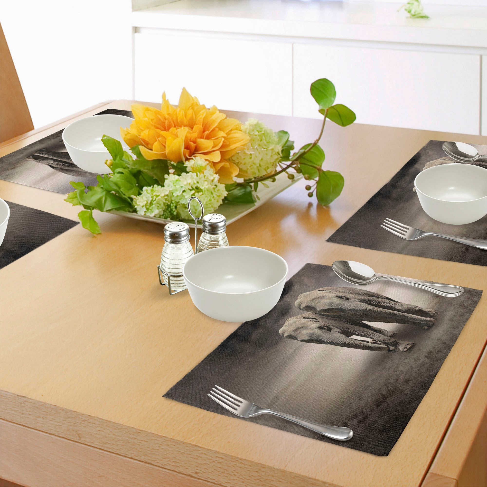 Abakuhaus Platzset Waschbare Stoff Esszimmer Küche günstig online kaufen