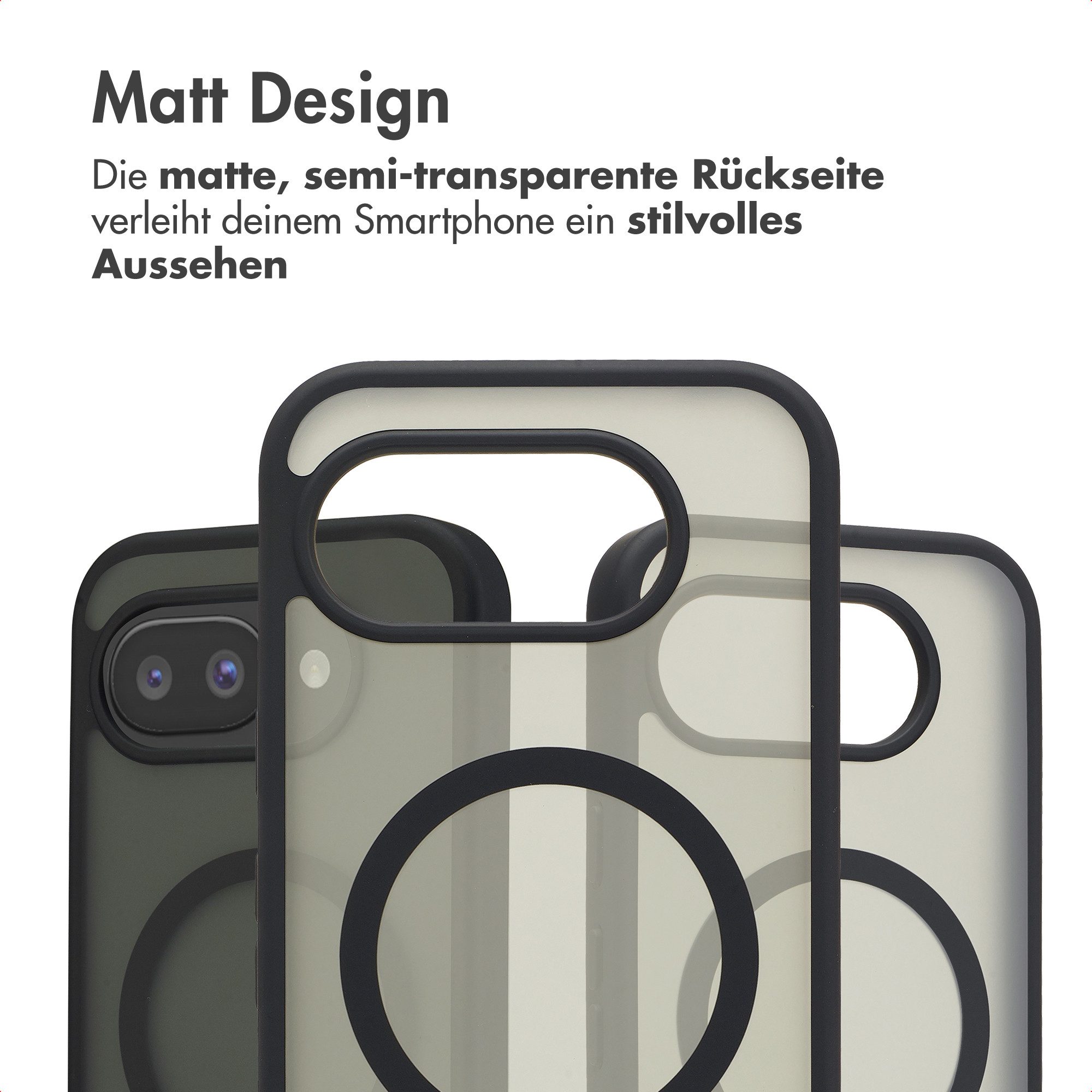 imoshion Backcover imoshion Color Guard Back Cover mit MagSafe Google Pixel 10a - Schwarz
