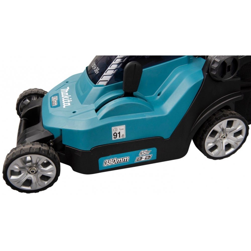 Makita Akkurasenmäher DLM382PT2 - Akku-Rasenmäher - blau/schwarz