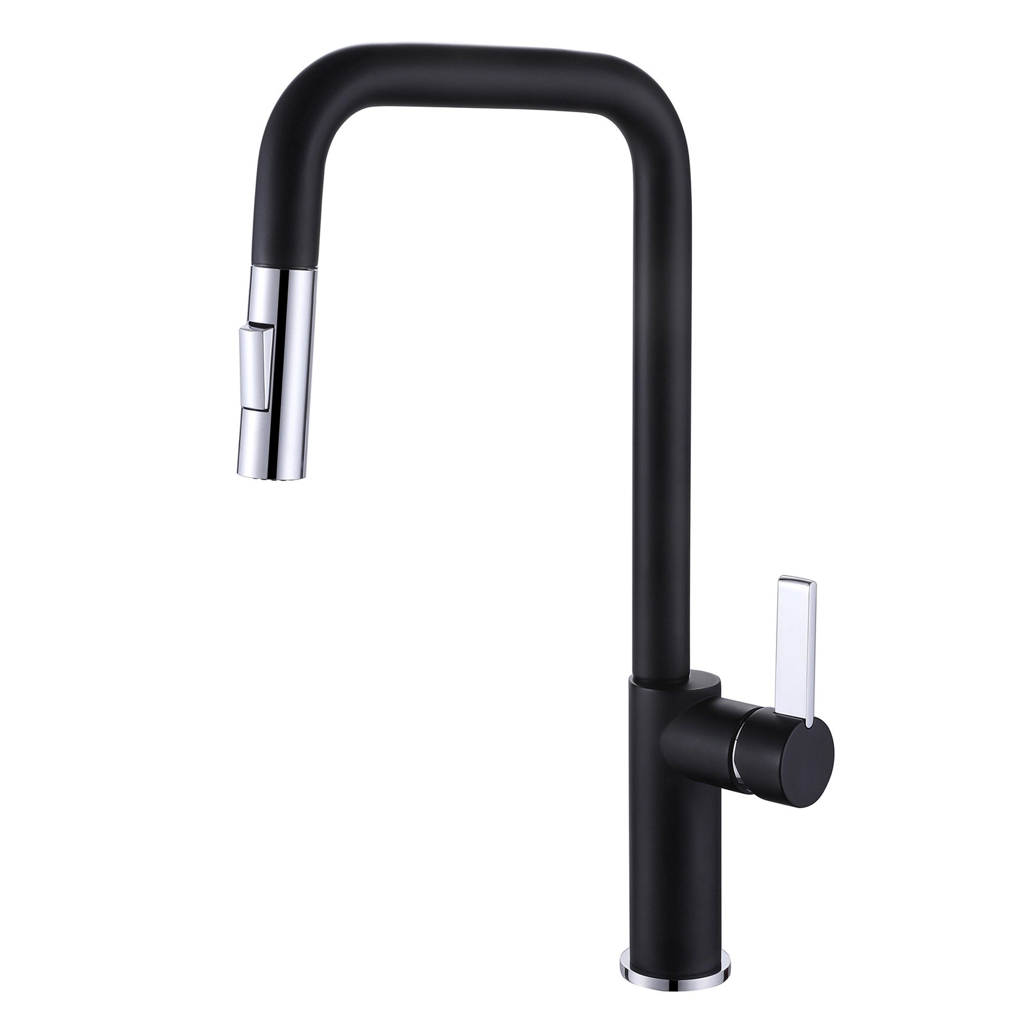 Sumerain Küchenarmatur wasserhahn küche,mischbatterie küche,Ausziehbare Küchenarmatur (with2*60cm flexible Verbindungsschläuche, Mischbatterie) Küchenarmatur mit ausziehbarer Dusche