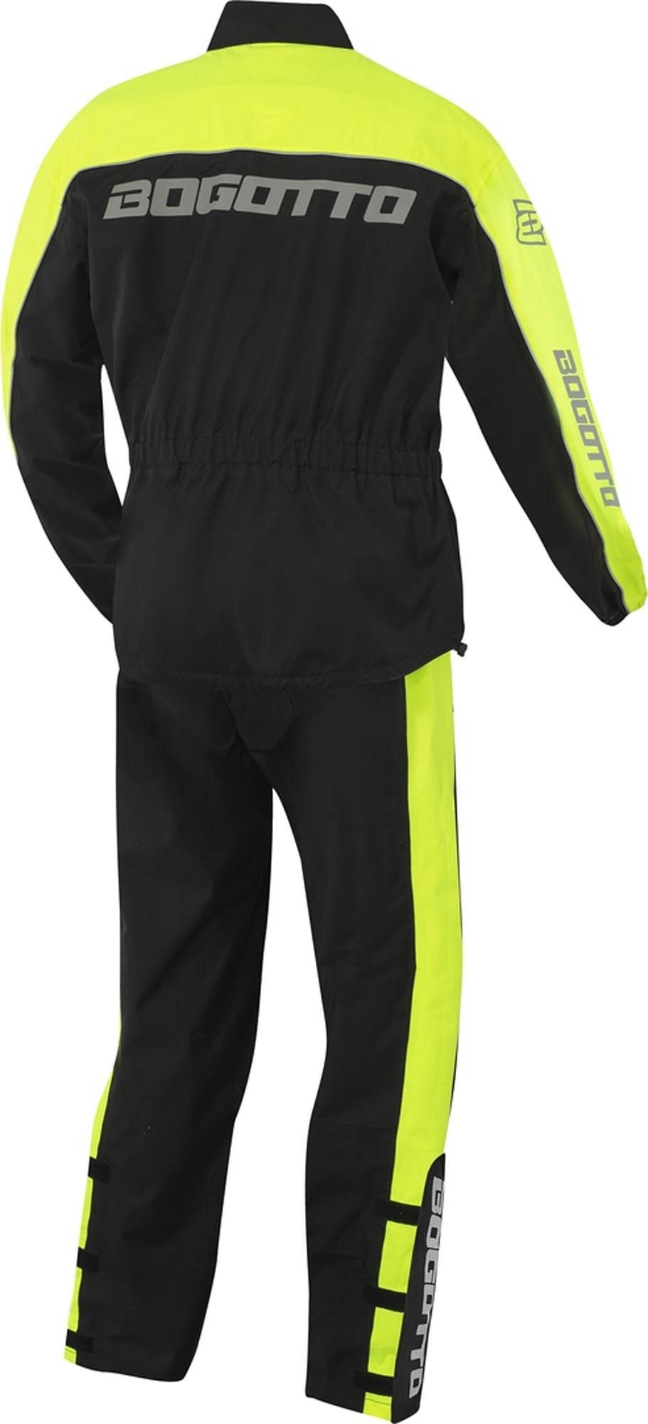 Bogotto Motorradkombi Rain Kit 2-Teiler Motorrad Regenkombi Wasserdicht reflektierende weitenverstellbar wasserdichte