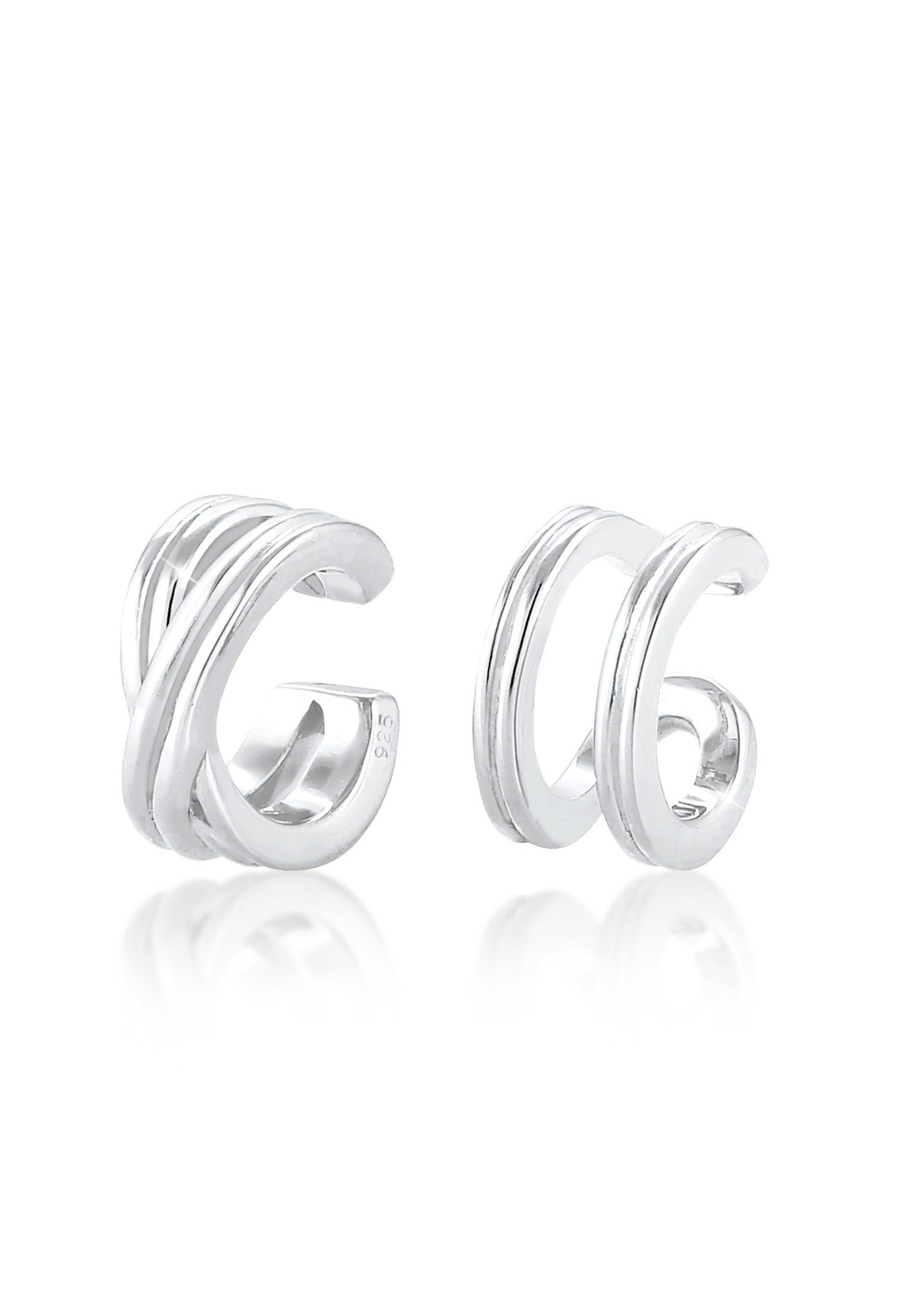 Elli Paar Ohrhaken Earcuff ohne Stein günstig online kaufen
