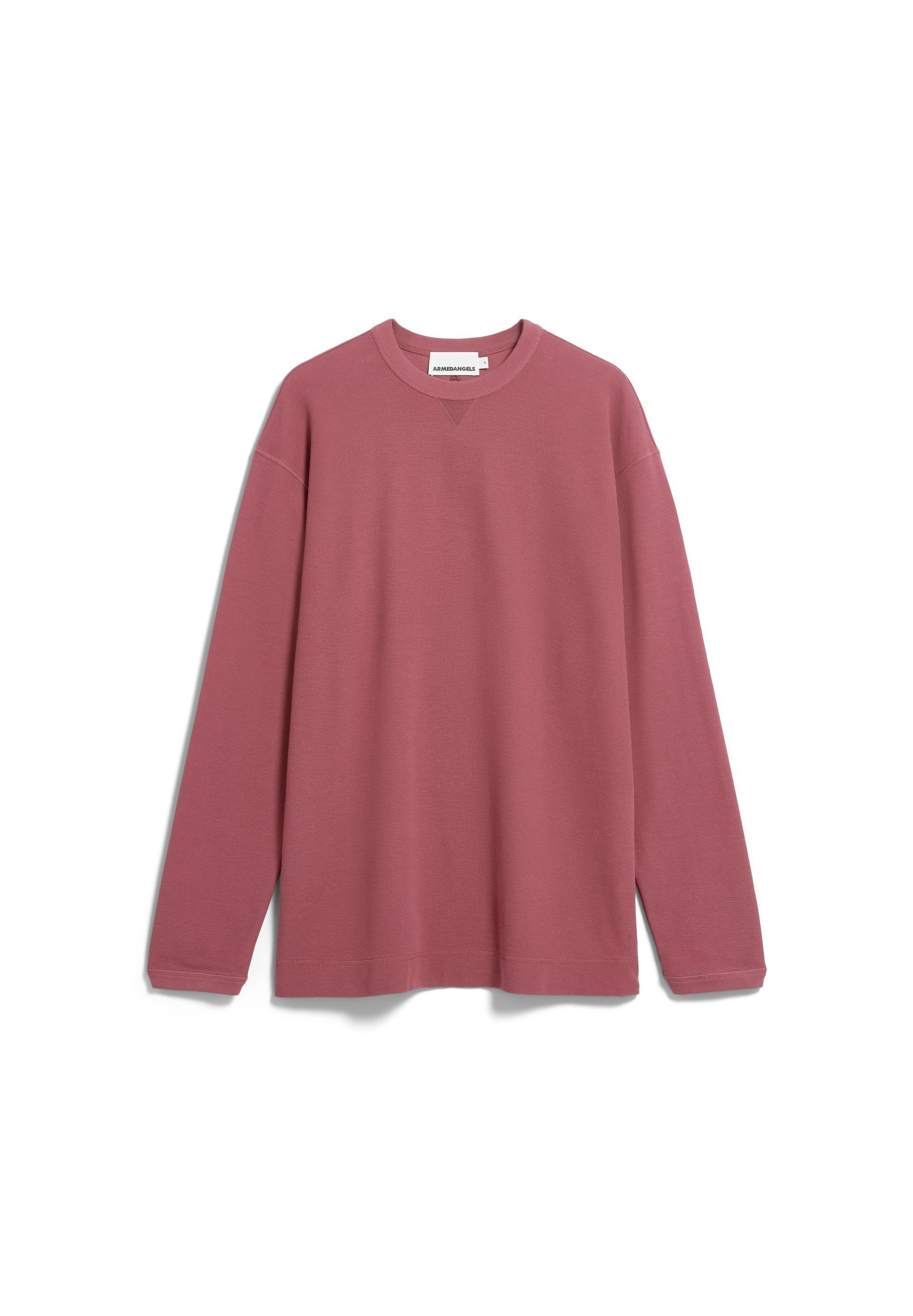 Armedangels T-Shirt MAARKOS WAFFLE Longsleeve aus 100% Bio-Baumwolle Relaxed Fit