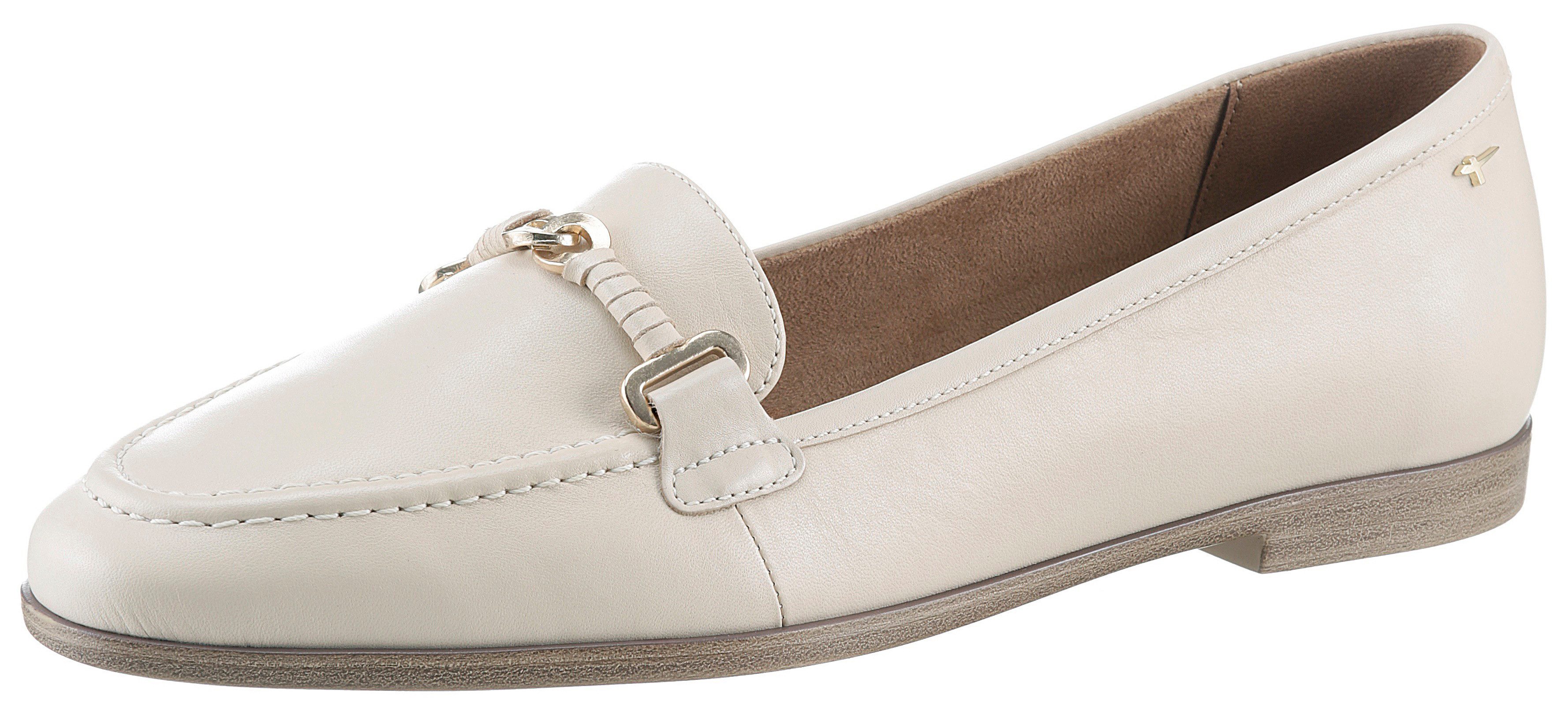 Tamaris Slipper, Blockabsatz, Schlupfschuh, Businessschuh mit hübscher Zier günstig online kaufen