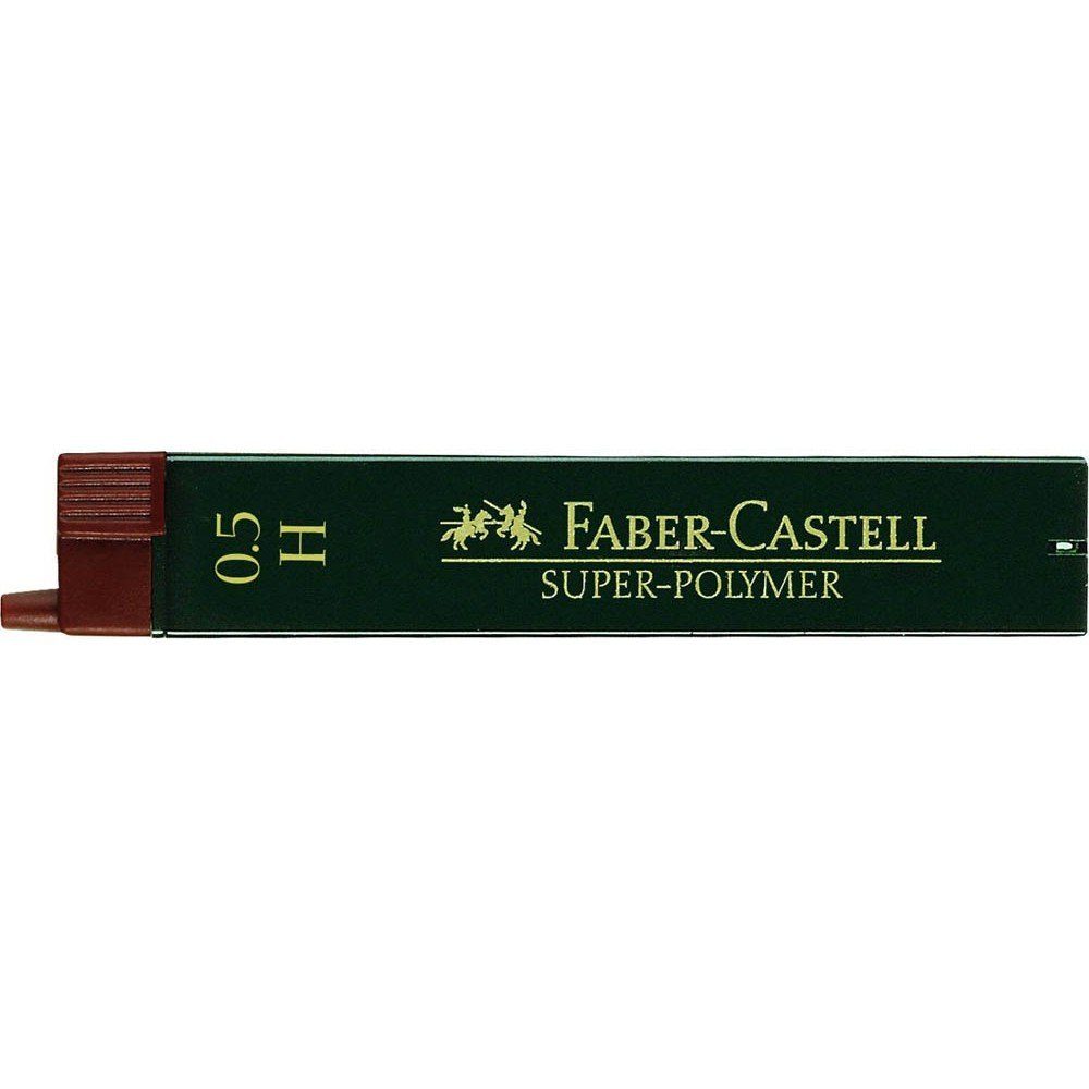 FABER-CASTELL mm SUPER-POLYMER H Bleistiftminen 12 0,5 Tintenpatrone Faber-Castell