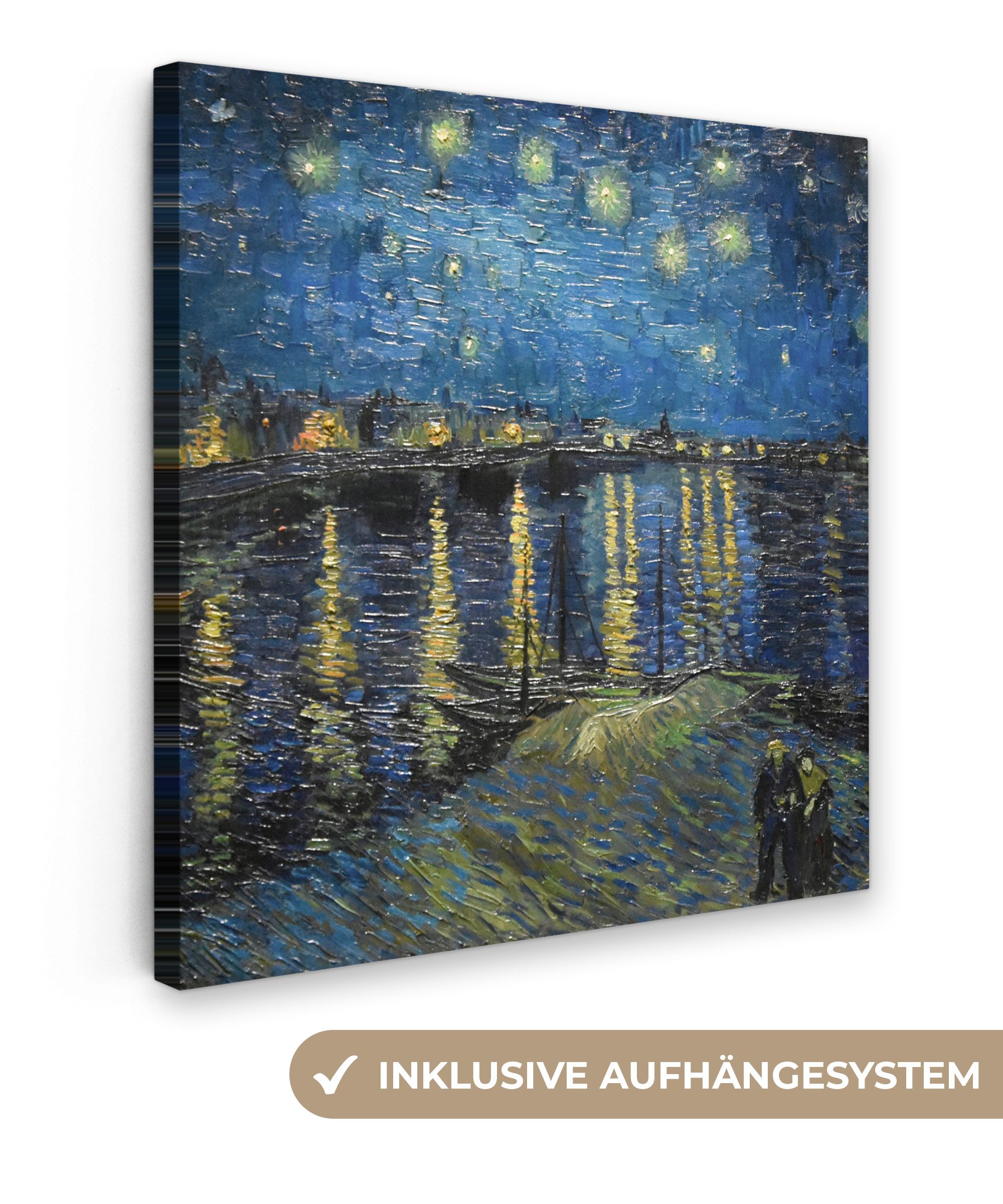 OneMillionCanvasses® Leinwandbild Van Gogh - Brücke - Alte Meister, Fotodru günstig online kaufen