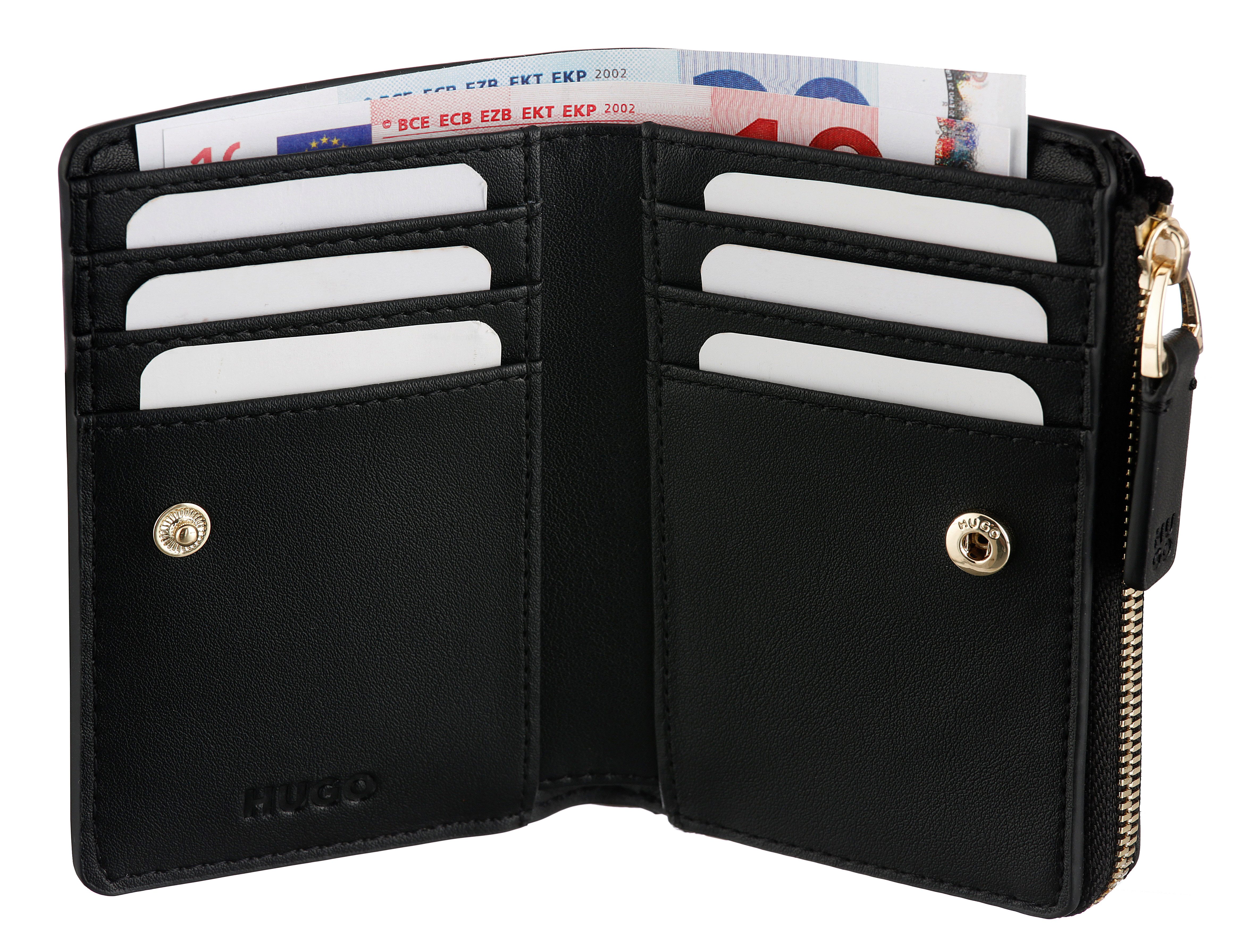 HUGO Geldbörse Yorih-SM Wallet, Portemonnaie, Geldbeutel, Money Pocket mit Druckknopf