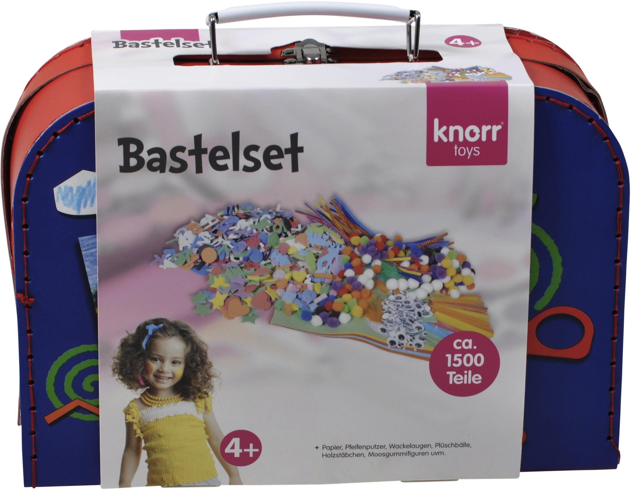 Knorrtoys® Kreativset Bastelkoffer groß, (Set, 1500-tlg)