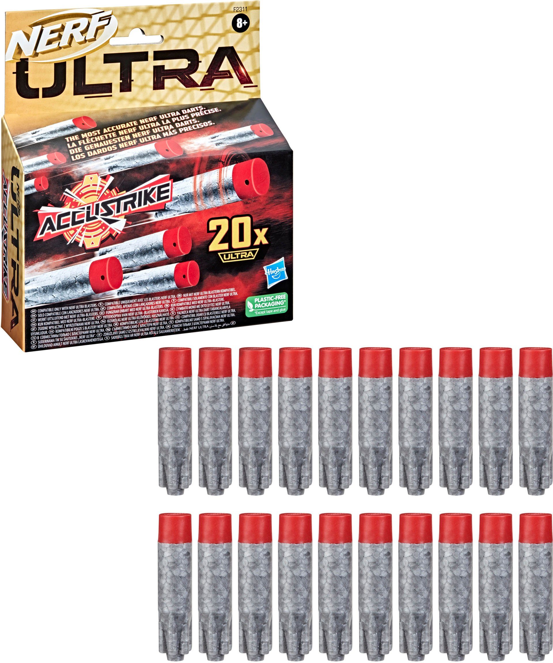 Hasbro Spielzeugmunition »Nerf AccuStrike Ultra 20-Dart«, Nachfüllpack für Nerf  Ultra Blaster online kaufen | OTTO