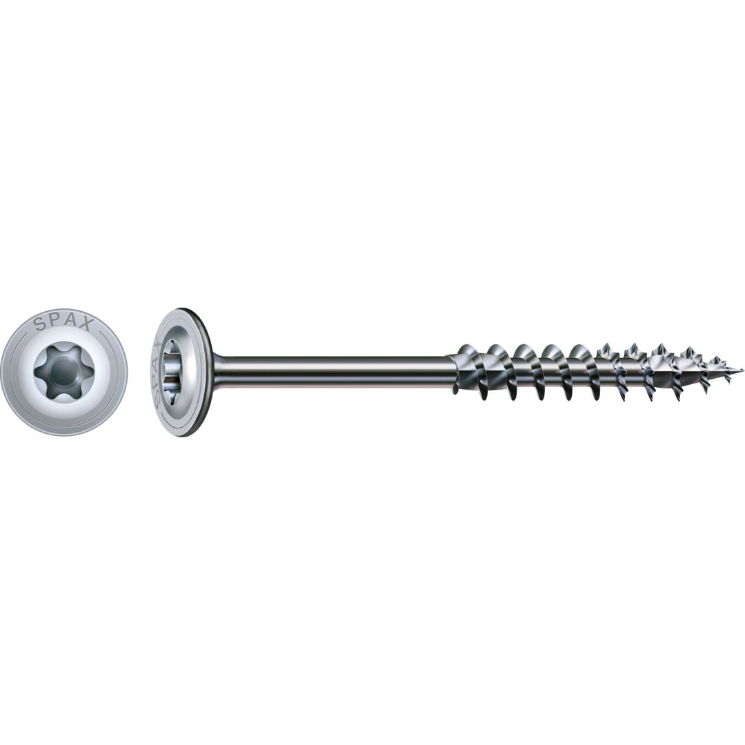 SPAX Schrauben-Set Holzbauschraube HI.FORCE, Tellerkopf, WIROX, T-STAR plus
