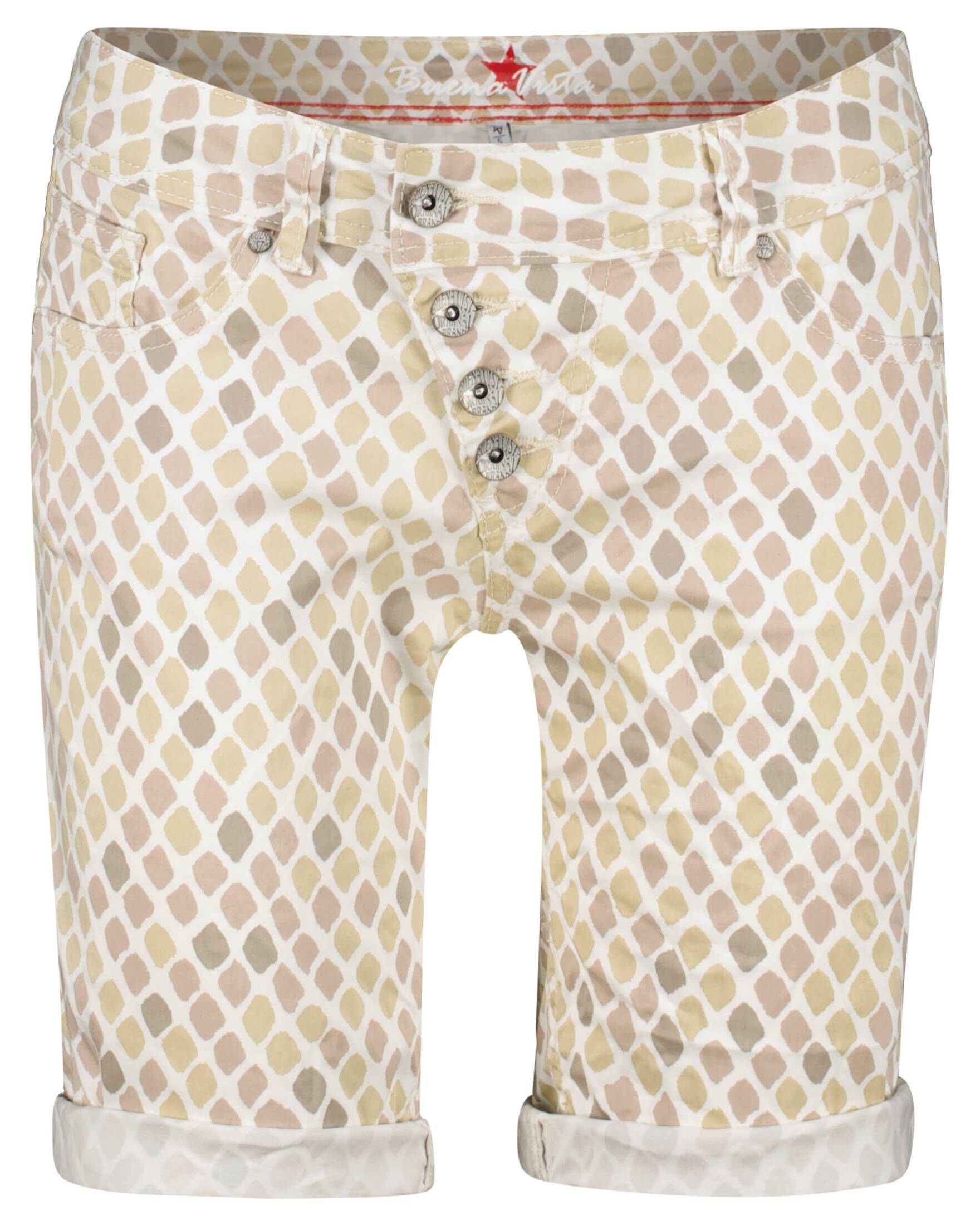 Buena Vista Shorts Damen Shorts MALIBU (1-tlg) beige scales