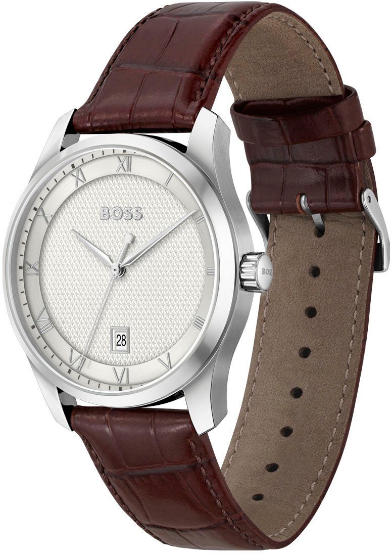 BOSS Quarzuhr PRINCIPLE 1514114, Herrenuhr, Armbanduhr, günstig online kaufen