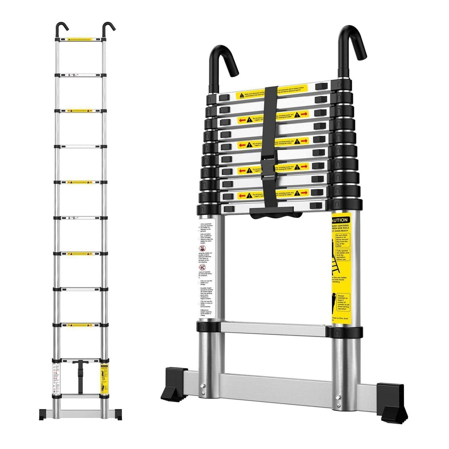 LuxusKollektion Teleskopleiter Teleskopleiter 3,2m Aluleiter 11 Stufen (1-St)