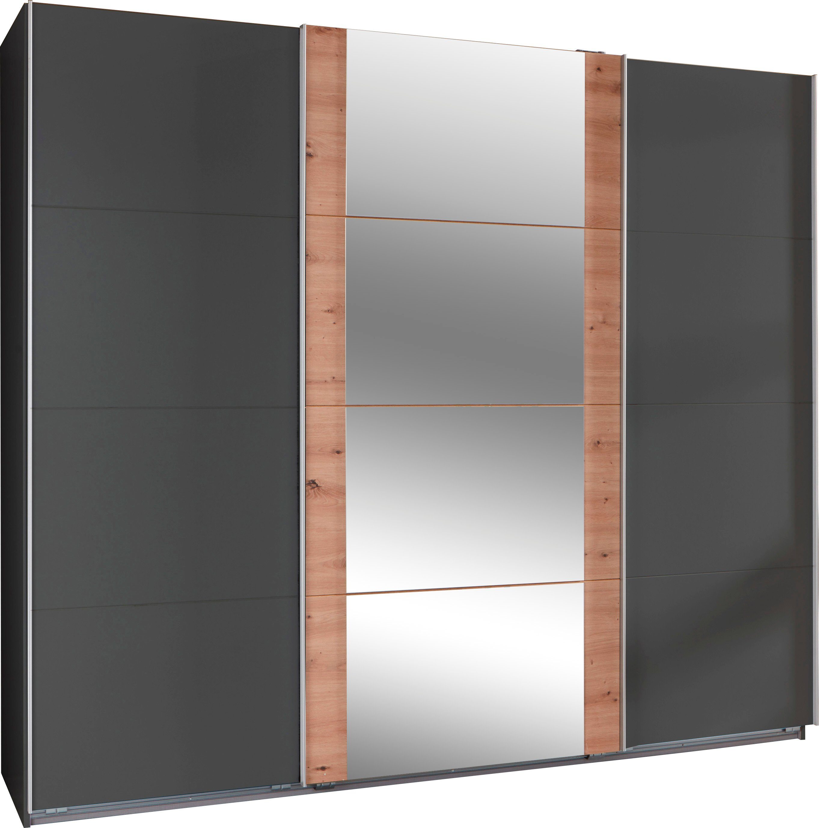 Graphit/Artisan Oak Nachbildung/Griffe: Alu