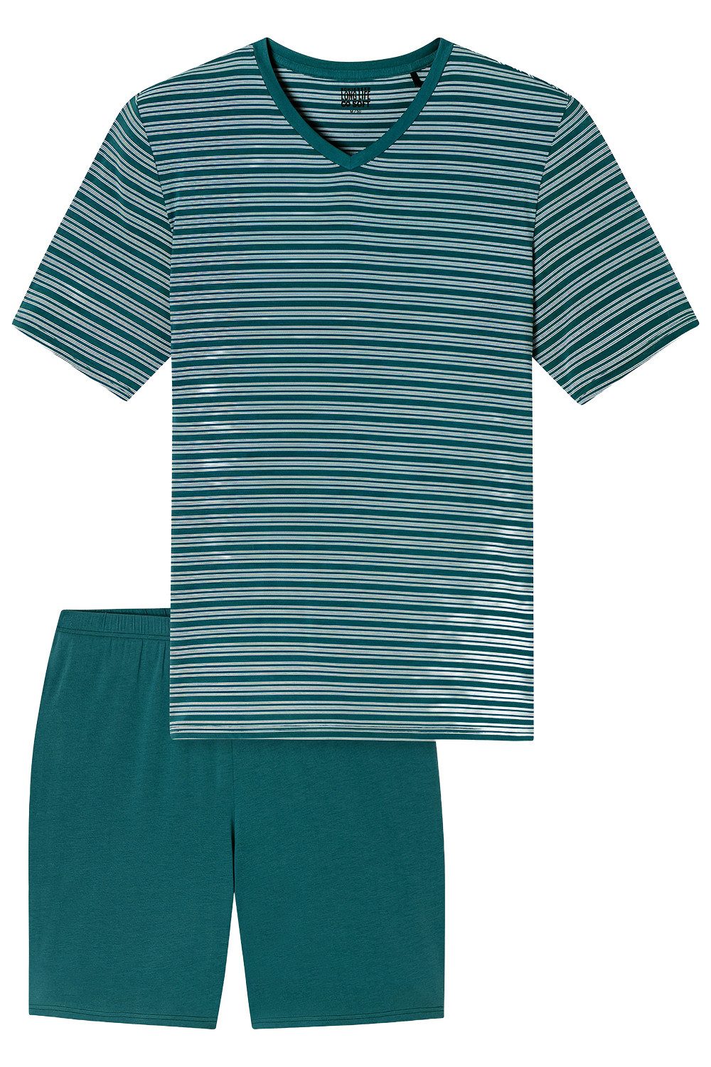 Schiesser Shorty Long Life Soft Herren Schlafanzug kurz